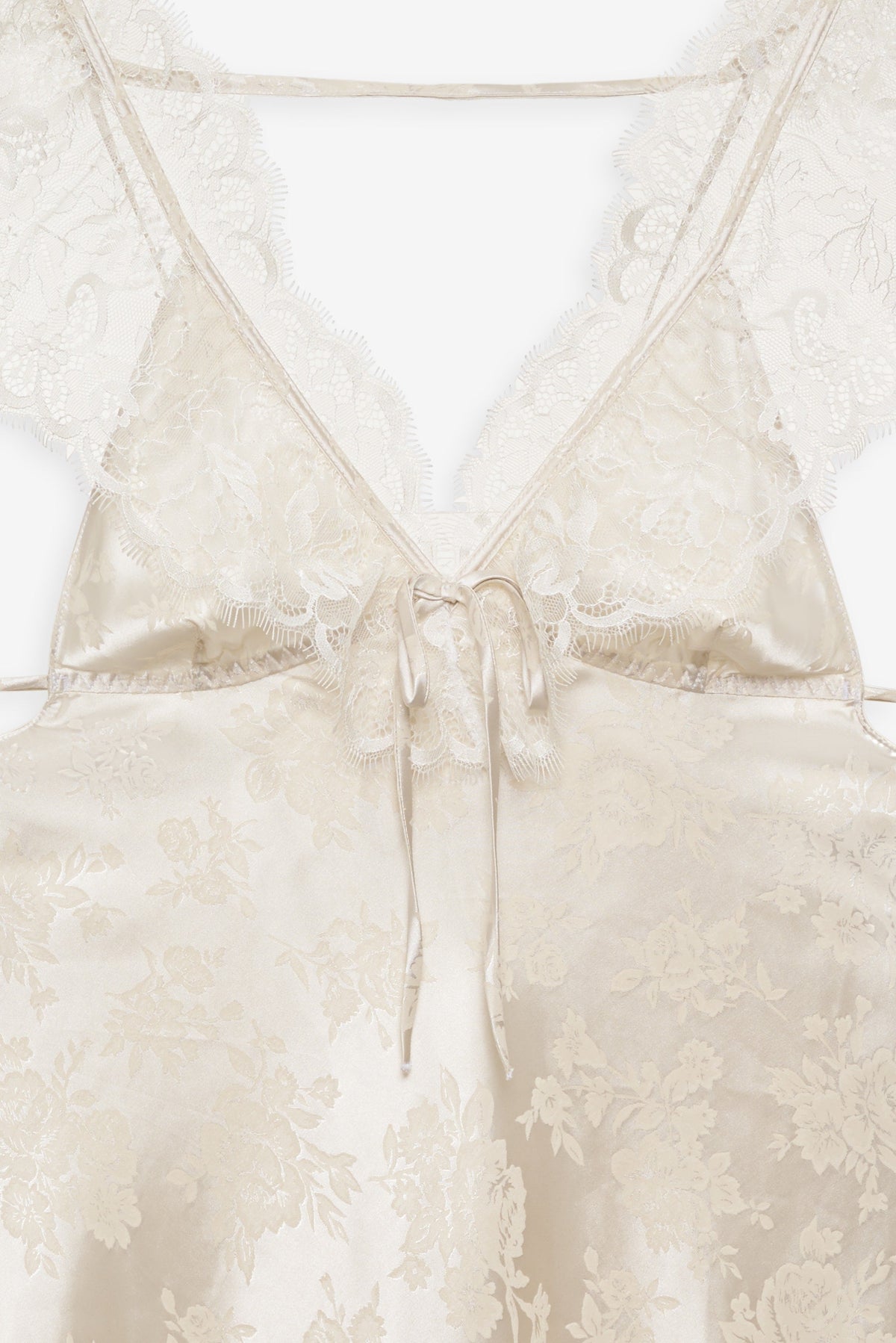 Audrey Mini Slip Dress - Cream