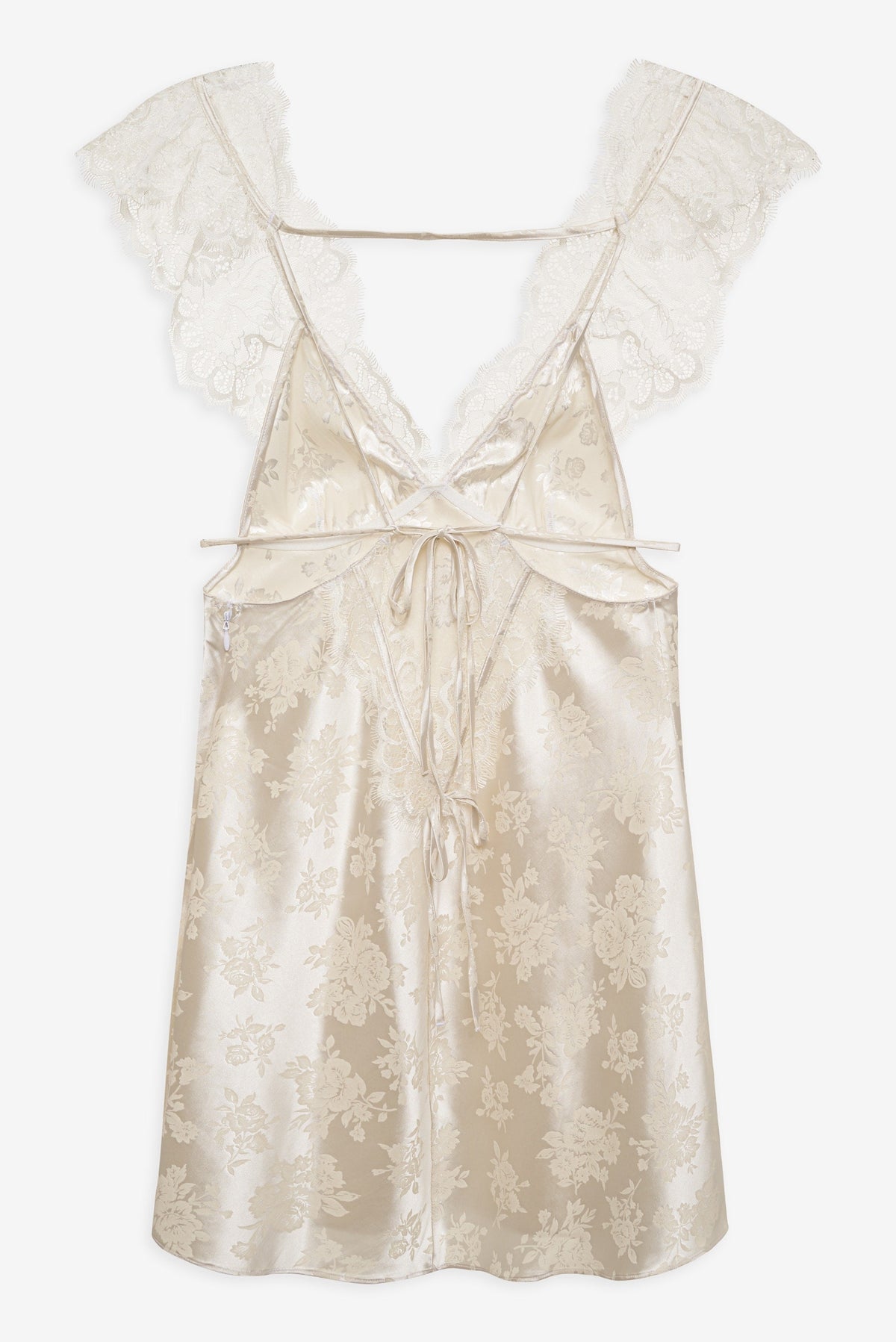 Audrey Mini Slip Dress - Cream