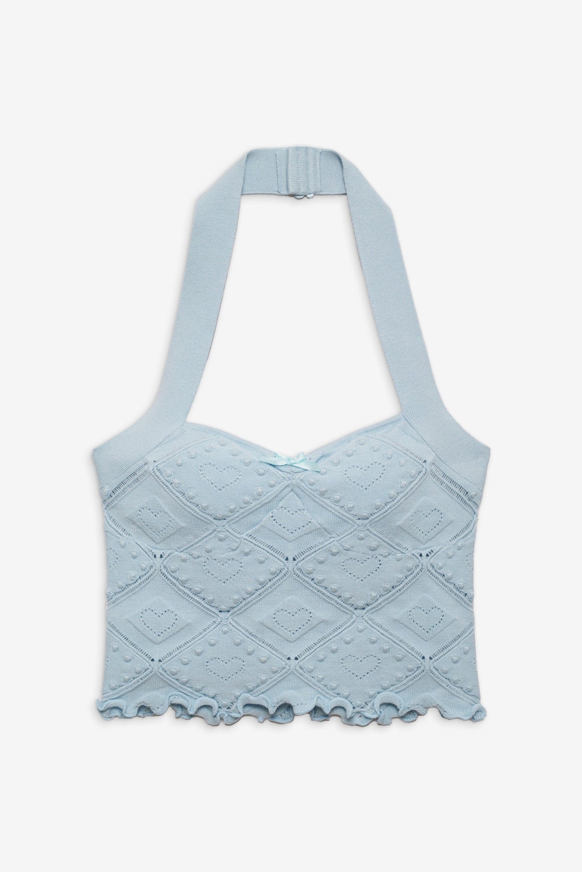 Coco Knit Tank - Baby Blue