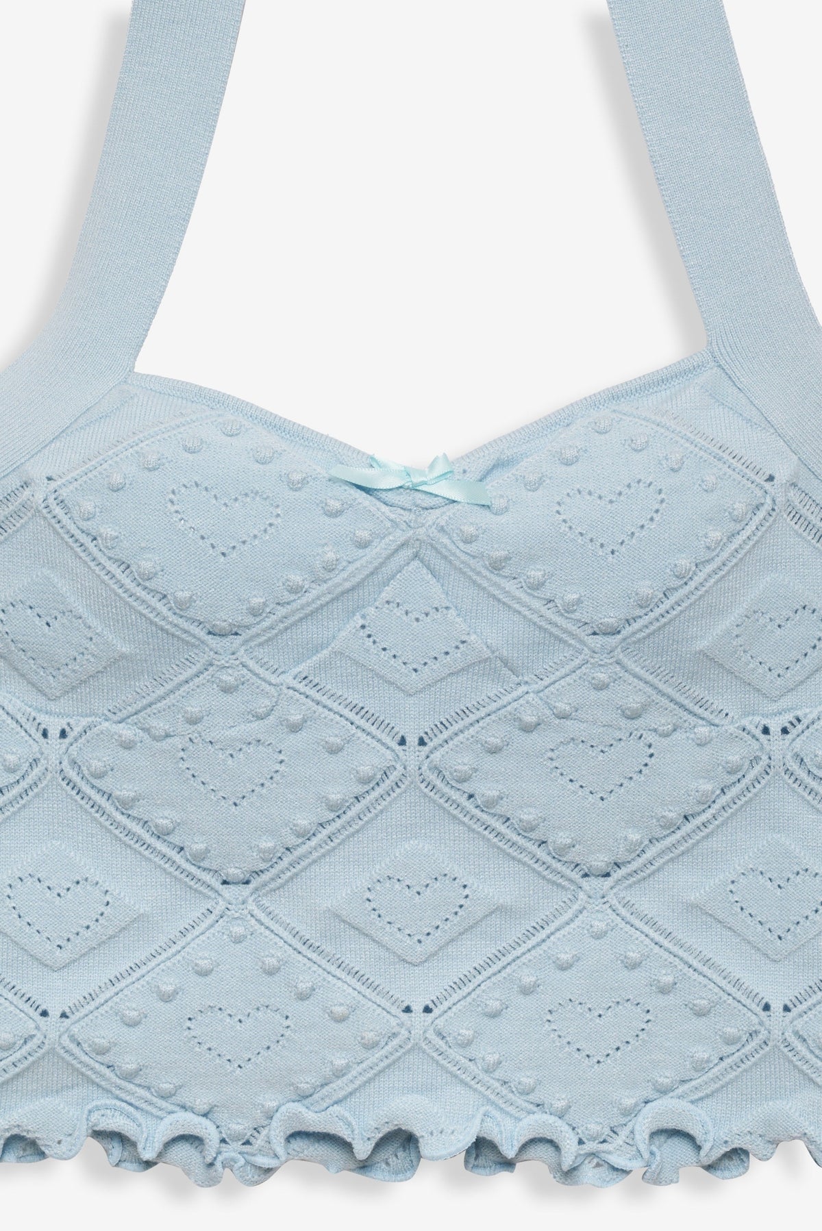 Coco Knit Tank - Baby Blue
