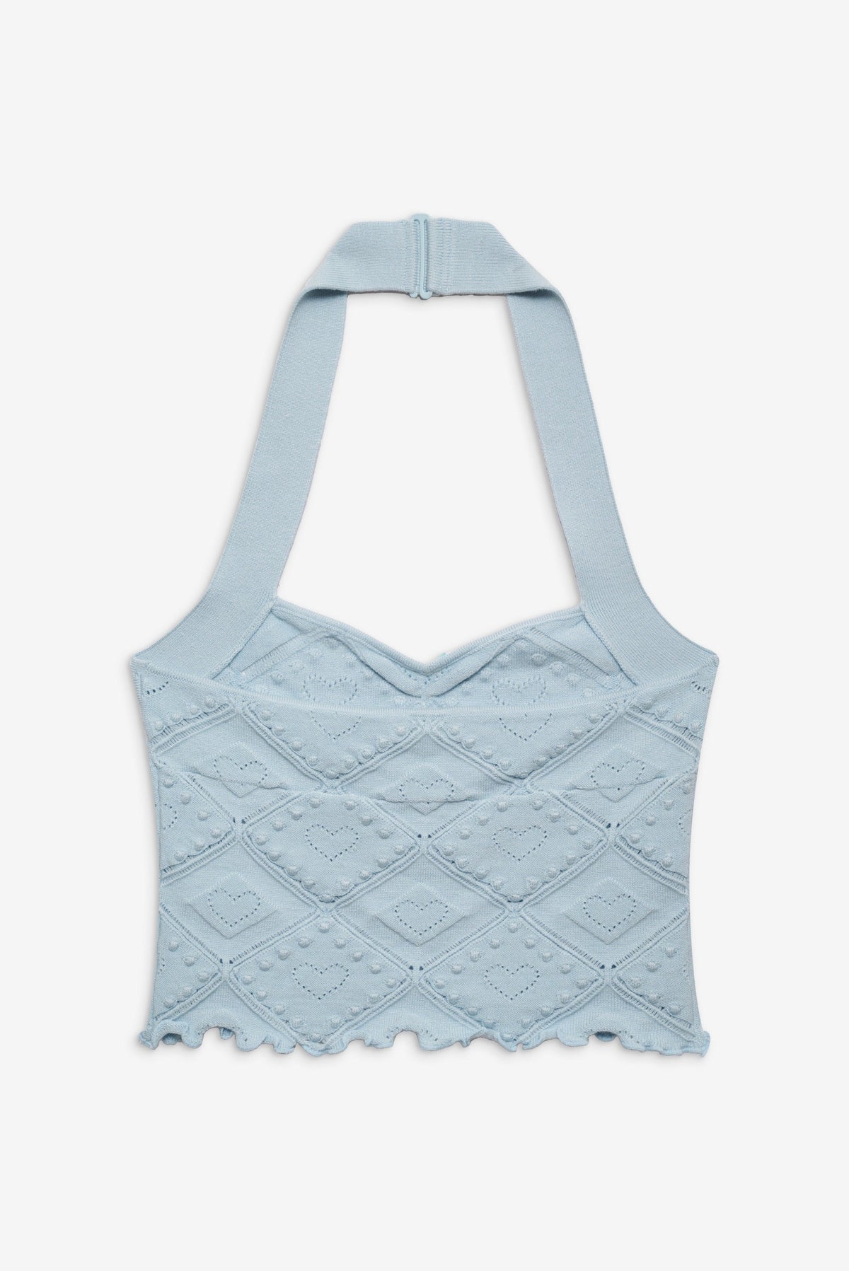 Coco Knit Tank - Baby Blue