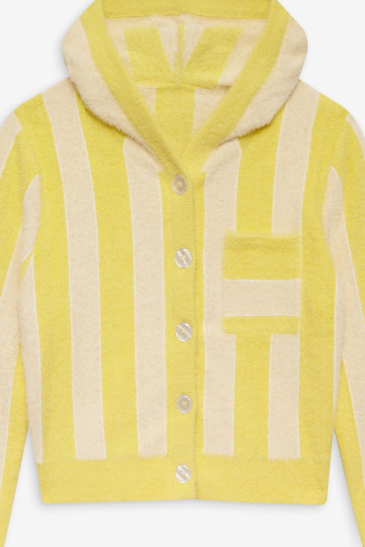 Sleepy Stripe Hoodie - Yellow