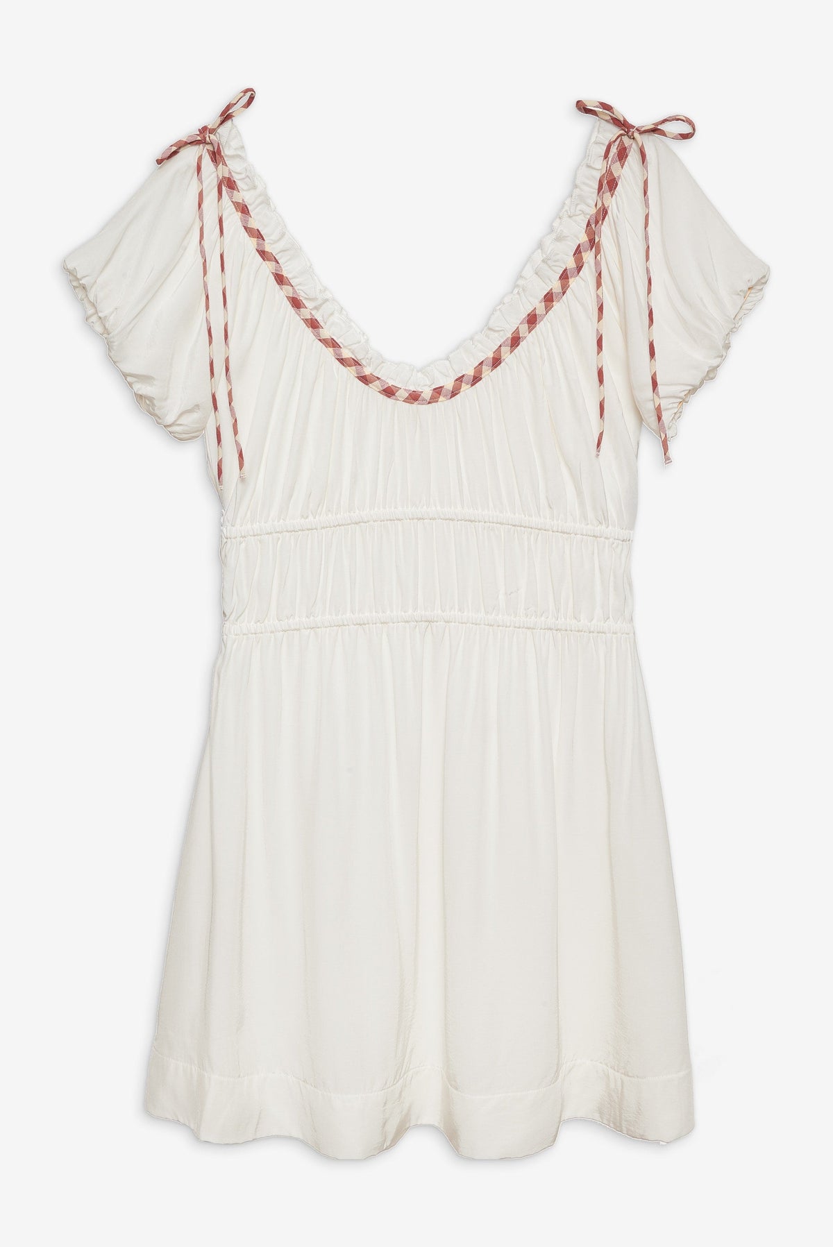 Georgia Corset Slip Dress - Red
