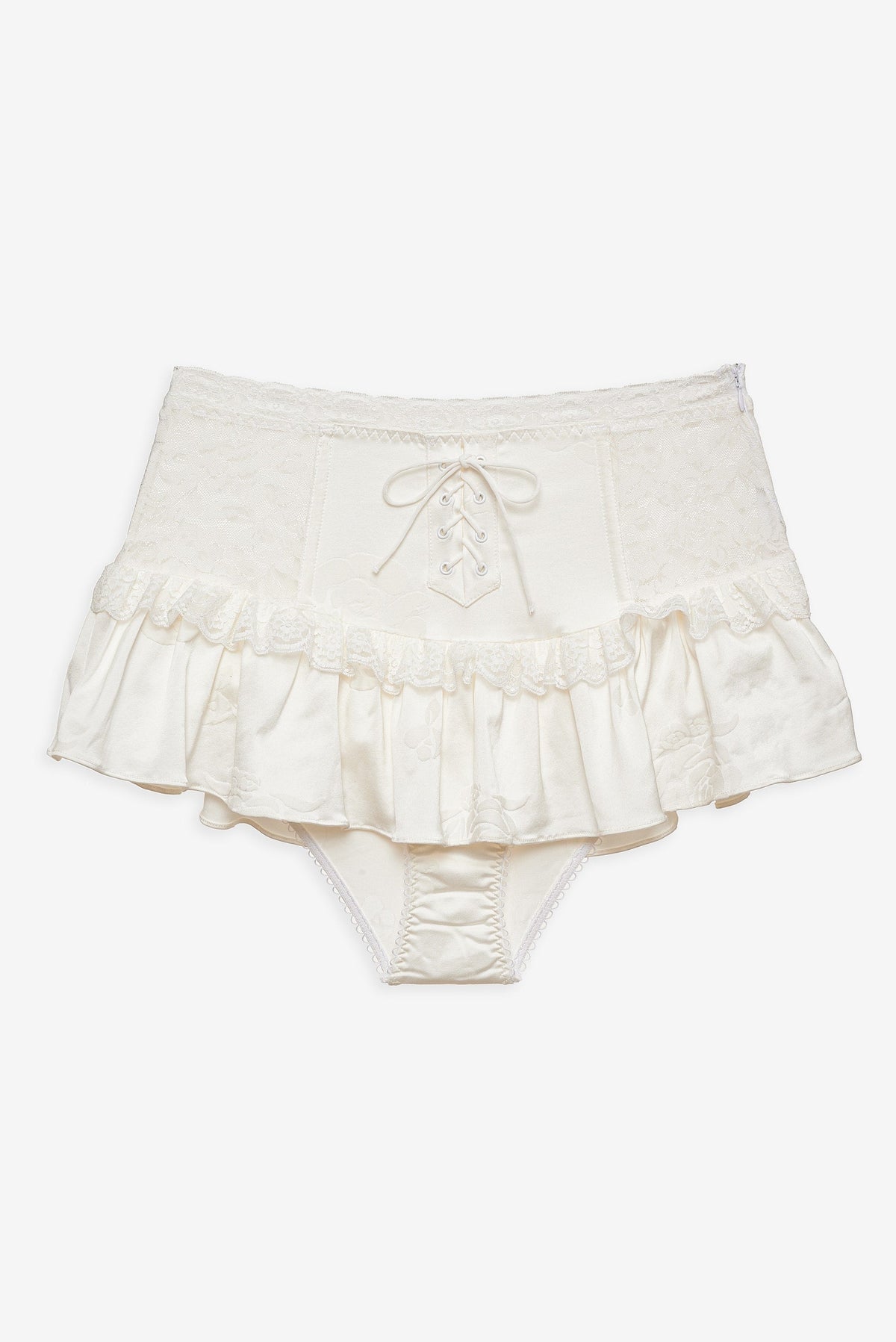 Lana Corset Skirt - White