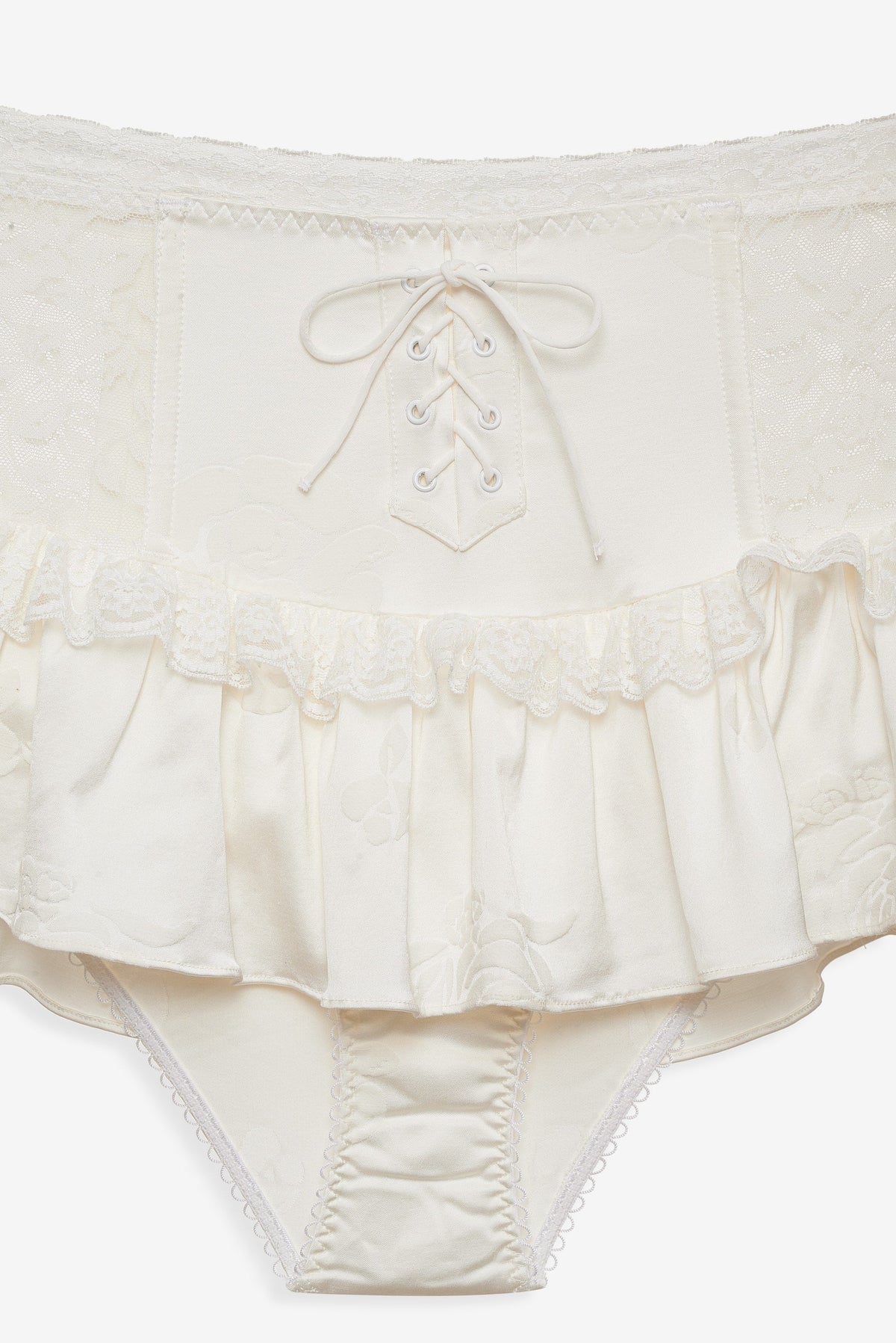 Lana Corset Skirt - White