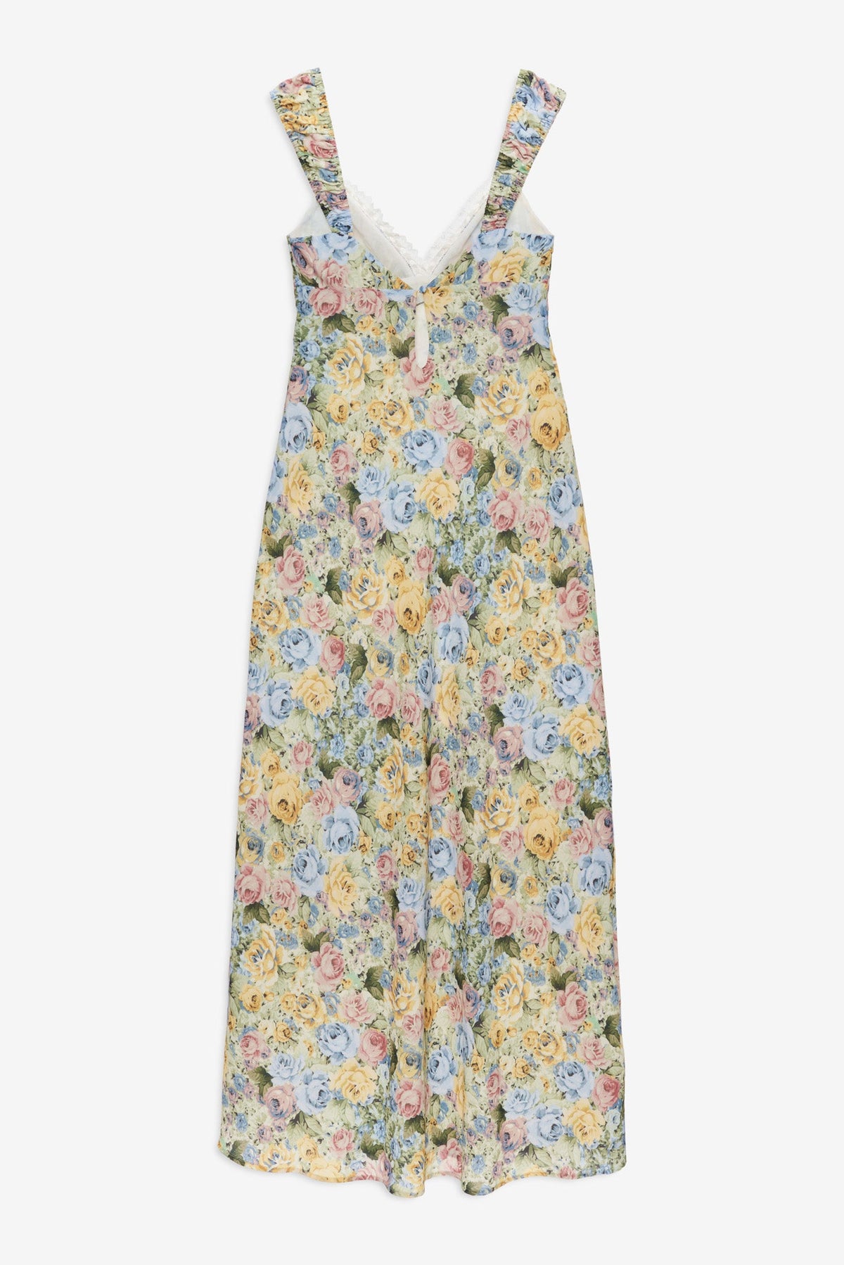Emmaline Maxi Dress - Yellow Blue