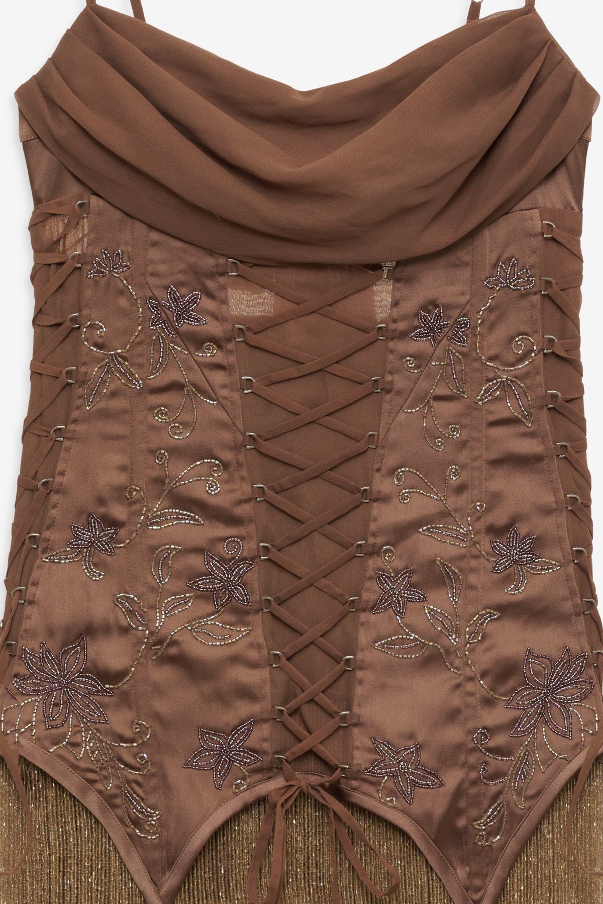 Olea Mini Dress - Brown