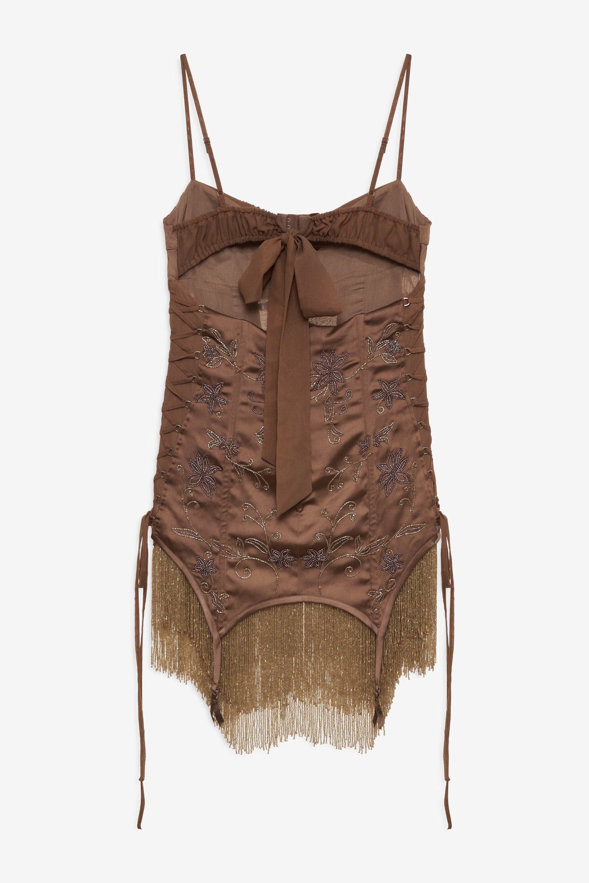 Olea Mini Dress - Brown