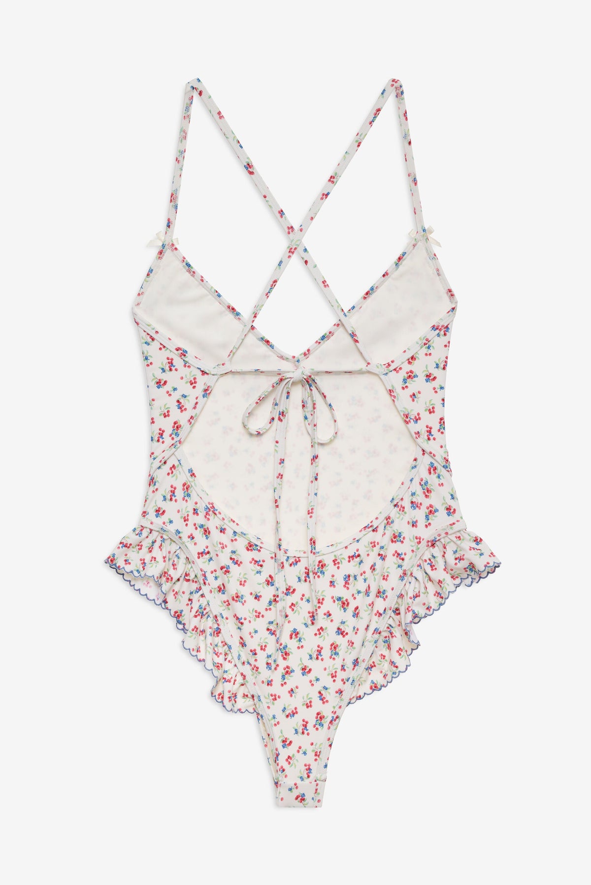 Cherry Mae One Piece Swimsuit - Cream