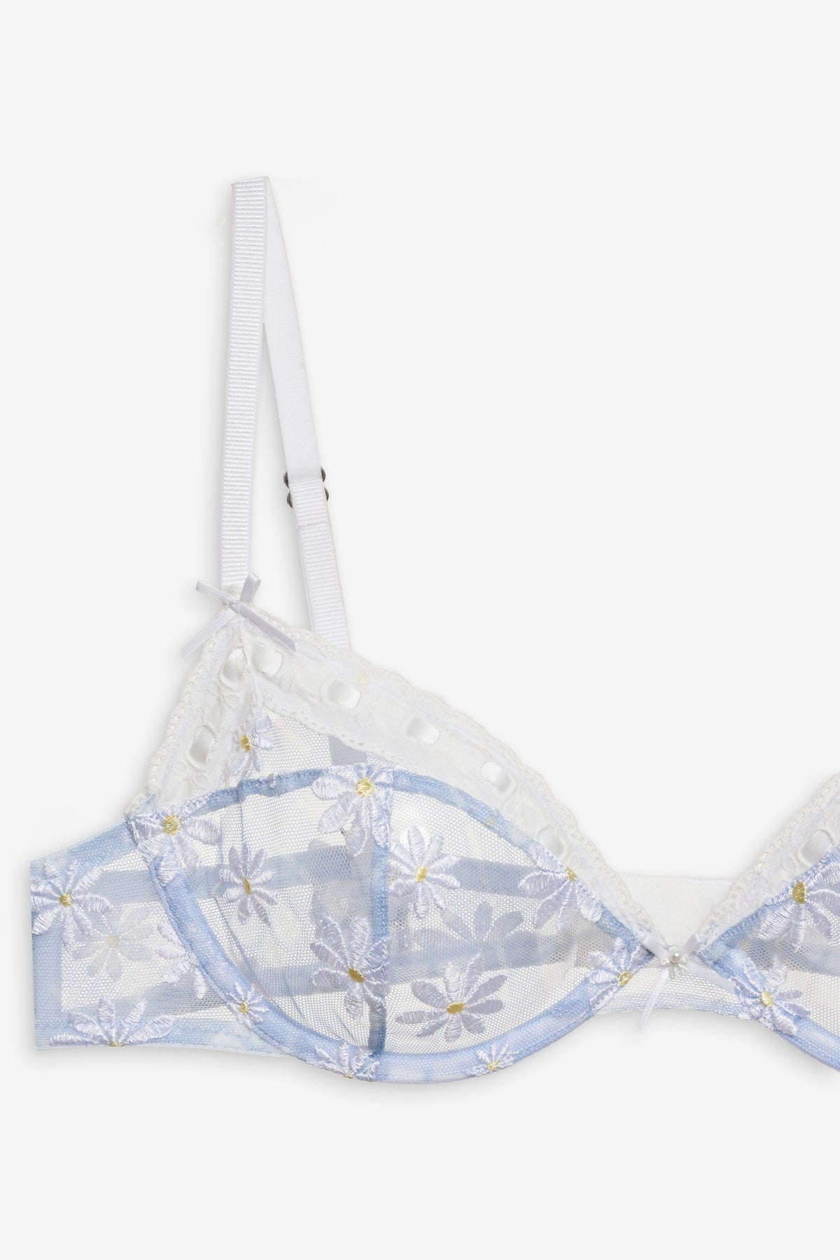Dee Dee Daisy Underwire Bra - Blue