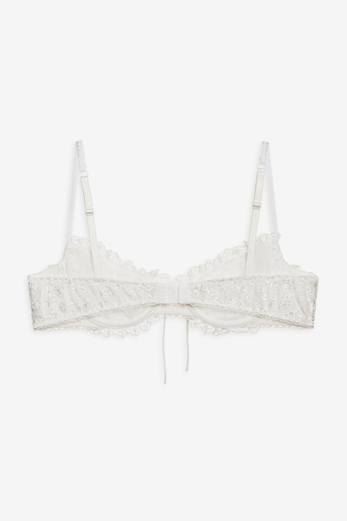 Layer Cake Chiffon Underwire Bra - White