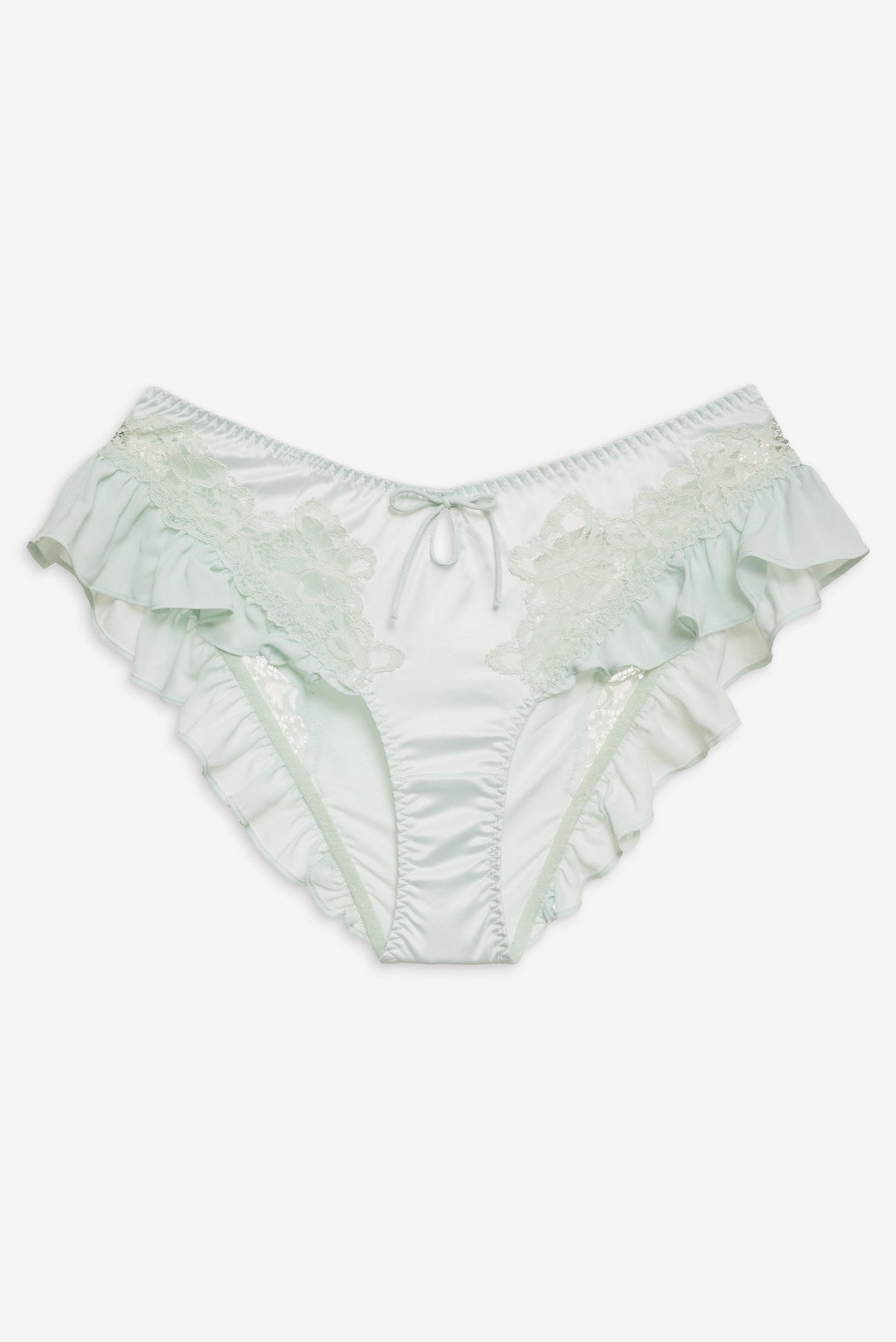 Butterfly Lace Ruffle Panty - Mint