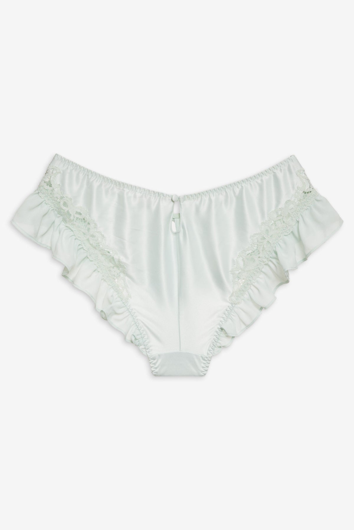 Butterfly Lace Ruffle Panty - Mint