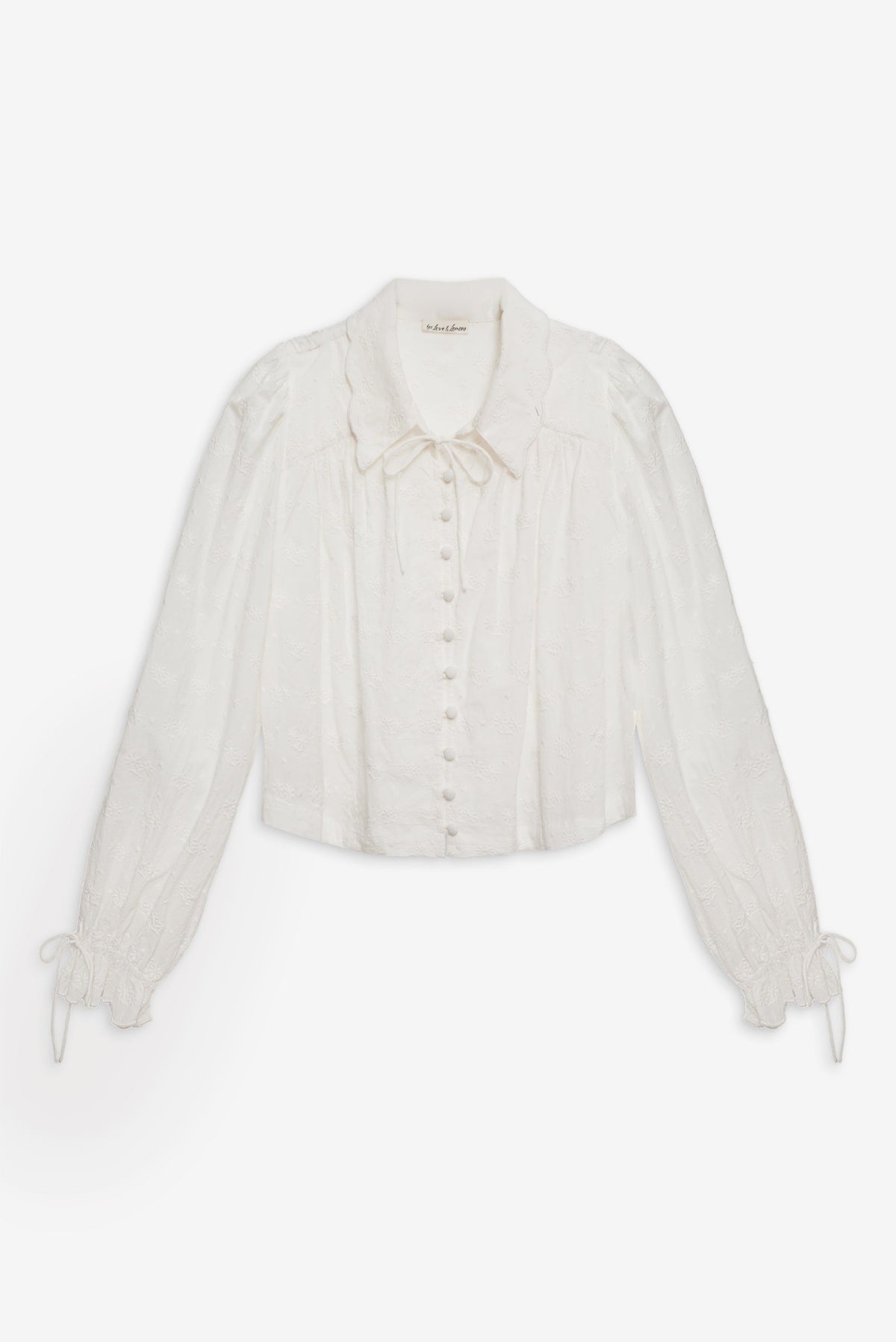 Edie Eyelet Top - White