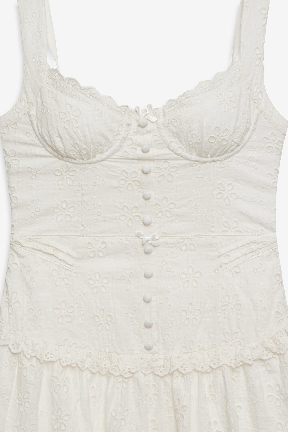Dreamy Daisy Mini Dress - White