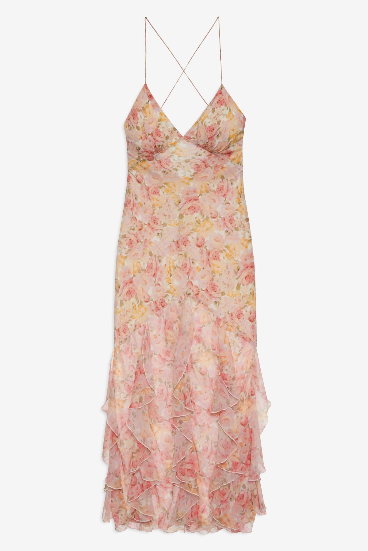 Elea Maxi Dress - Peach