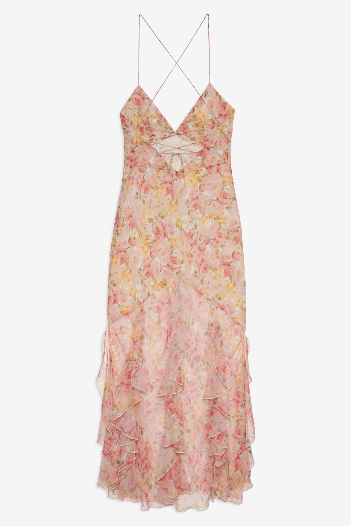 Elea Maxi Dress - Peach