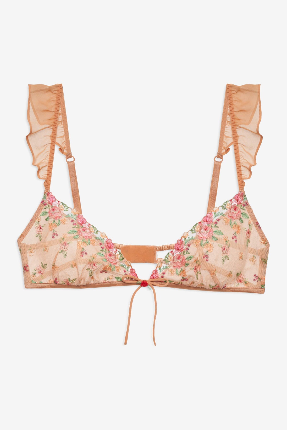 Glimmer Rosebud Bralette - Rose Gold