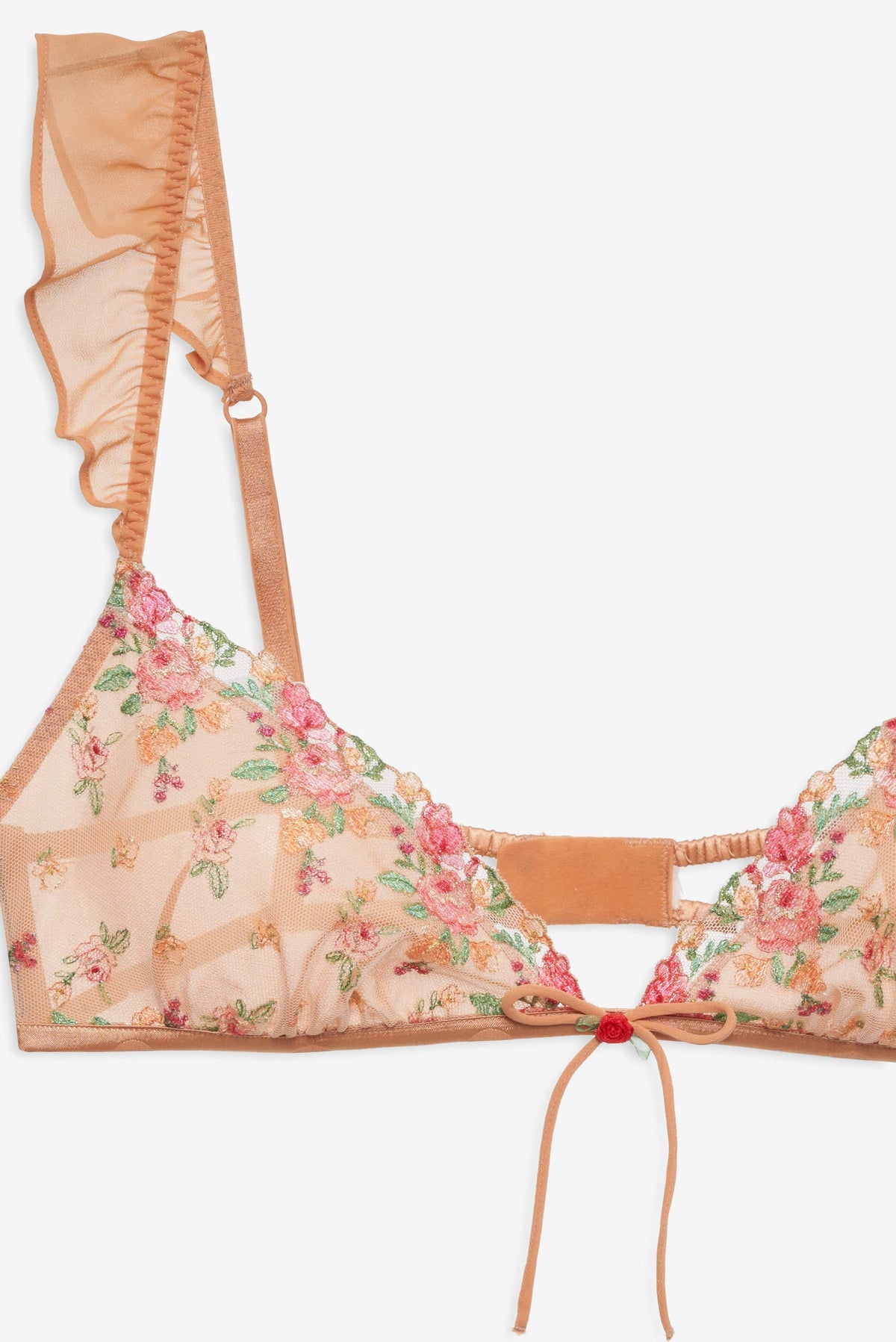 Glimmer Rosebud Bralette - Rose Gold