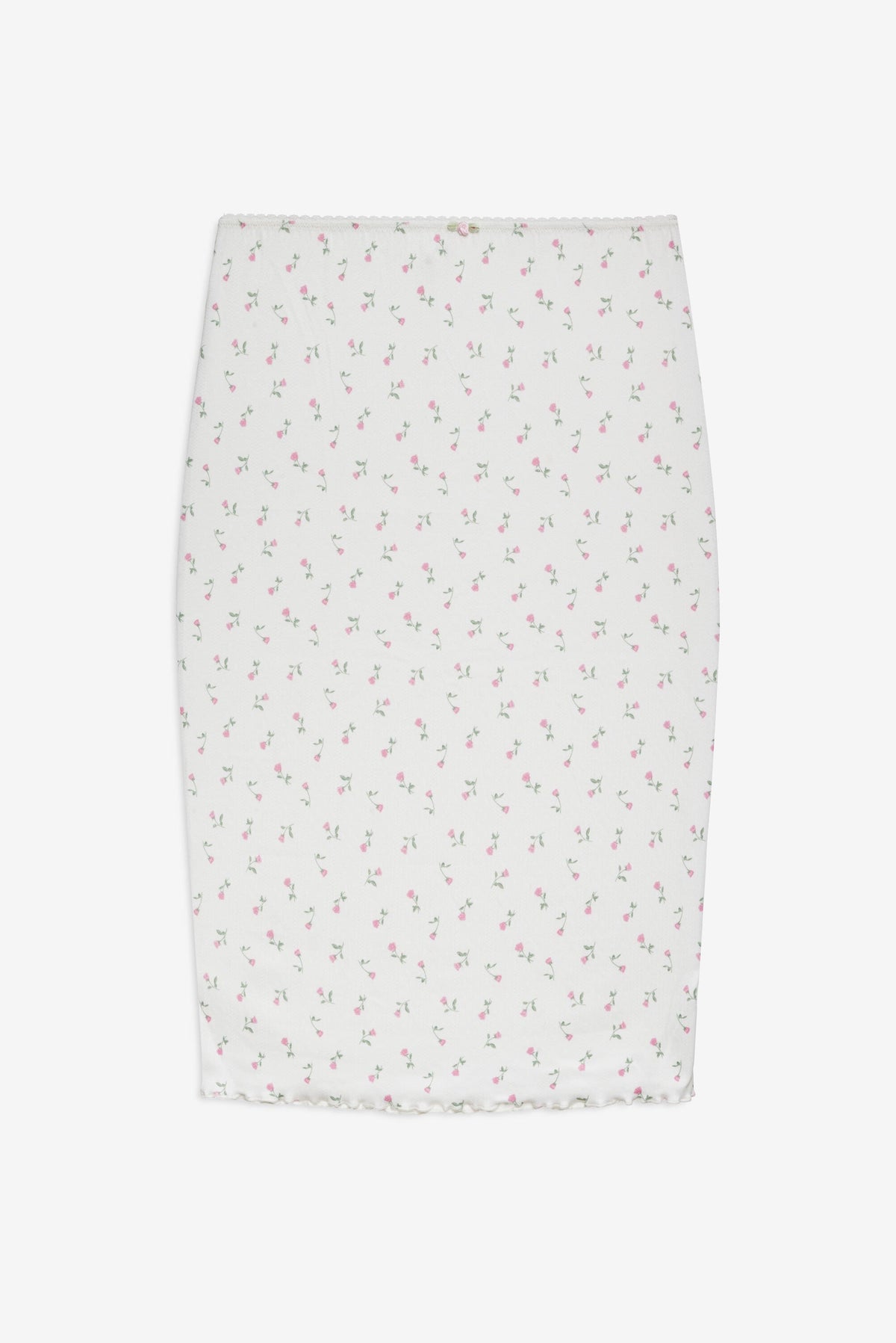 Elliana Midi Skirt - White