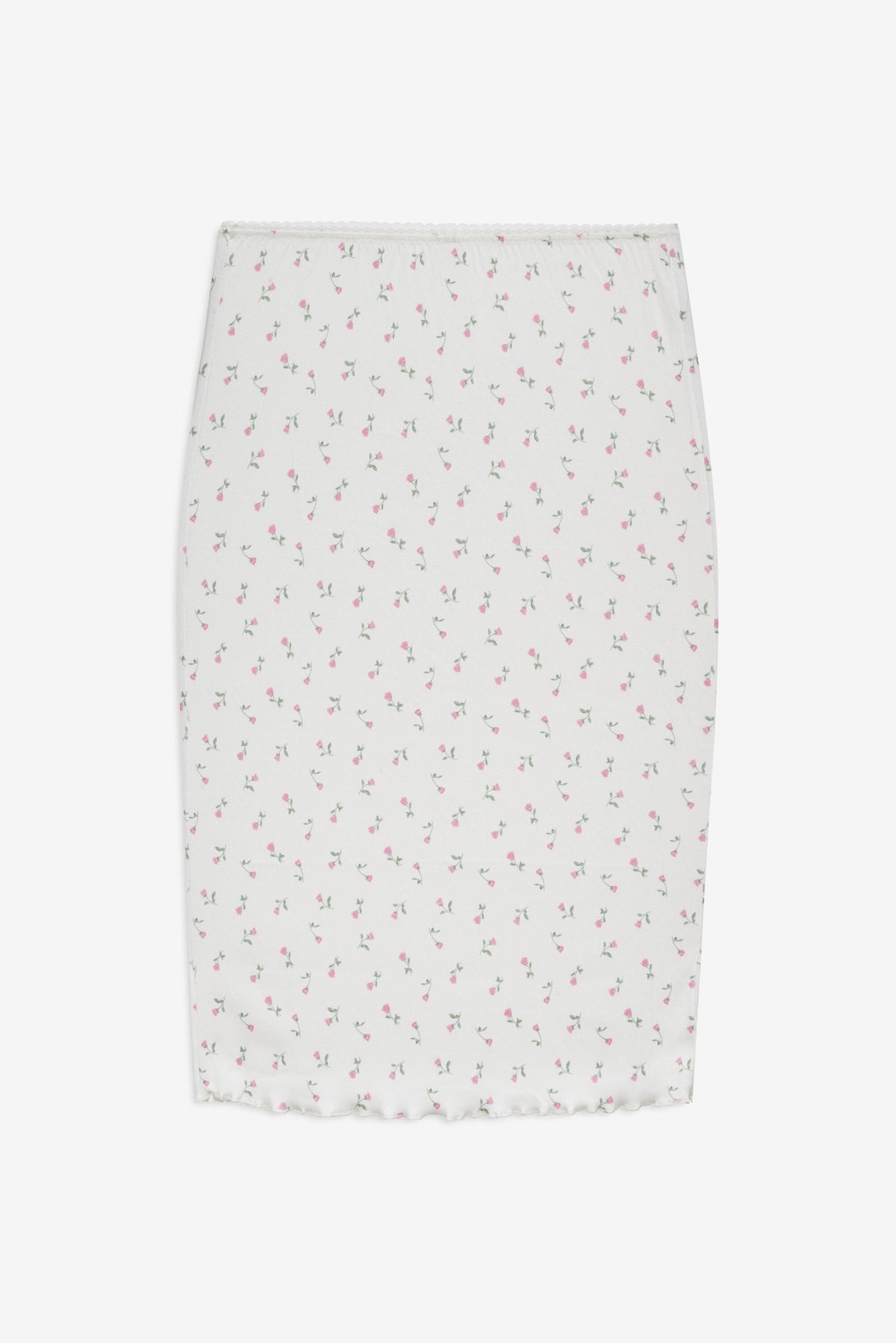 Elliana Midi Skirt - White