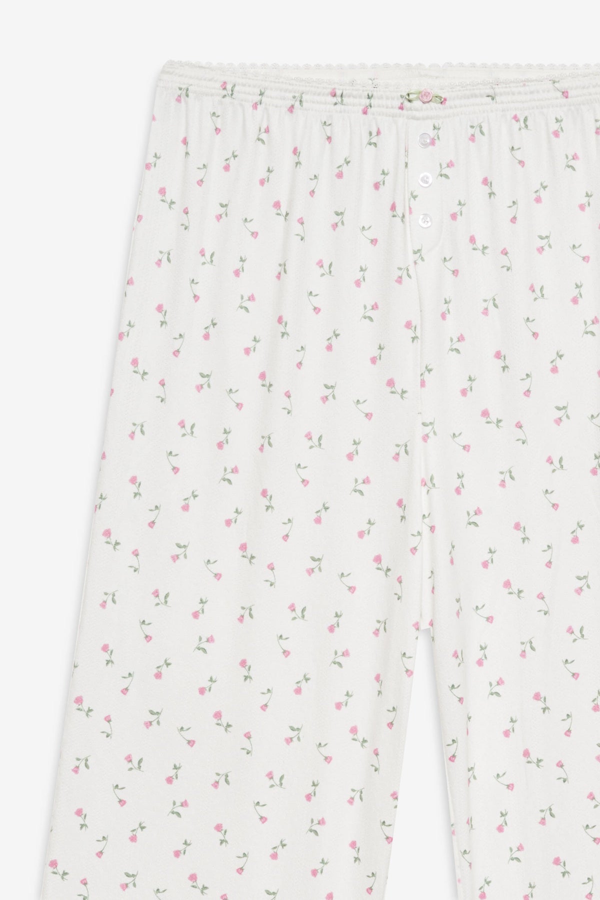 Elliana Wide Leg Pant - White