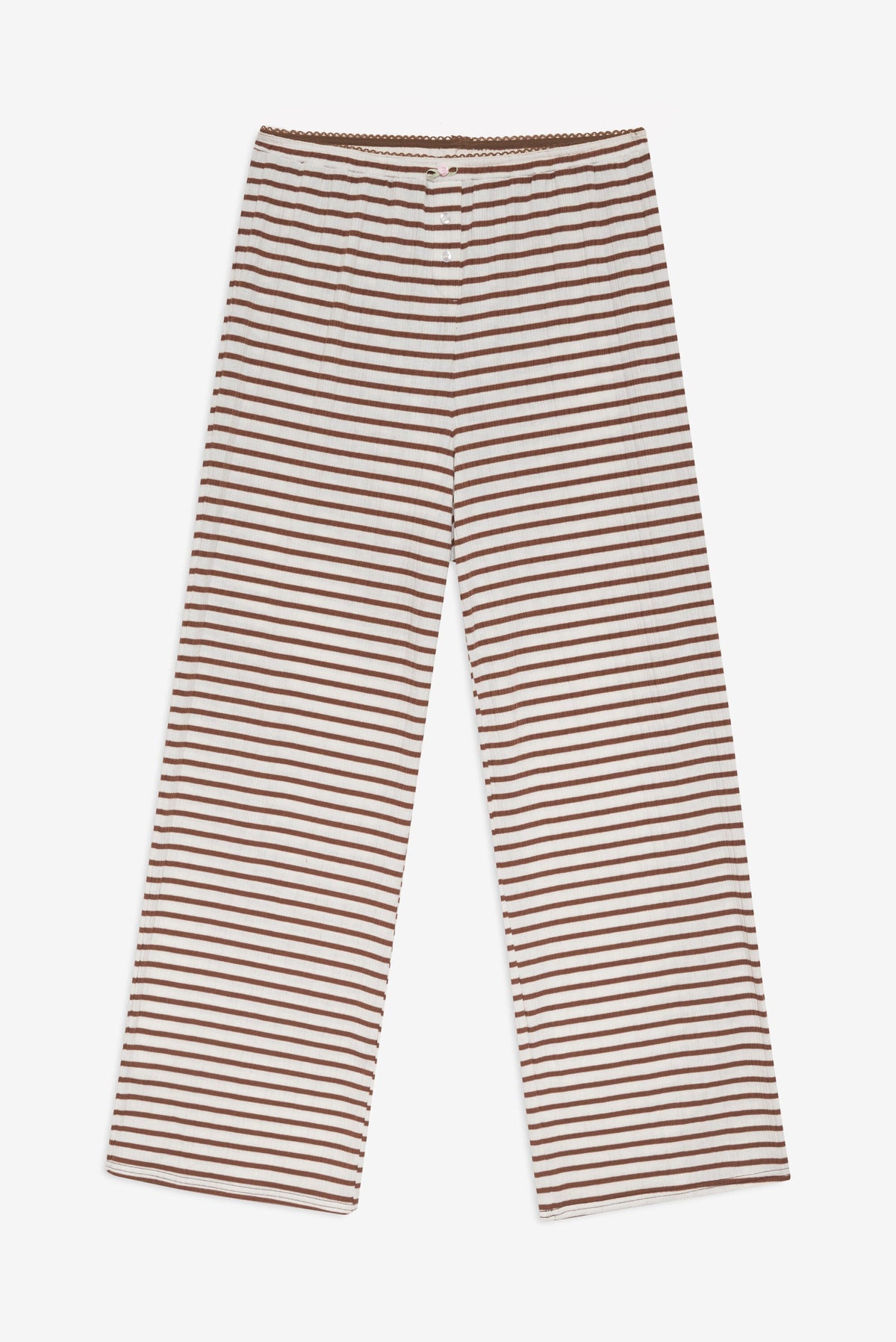 Bella Wide Leg Pant - Brown