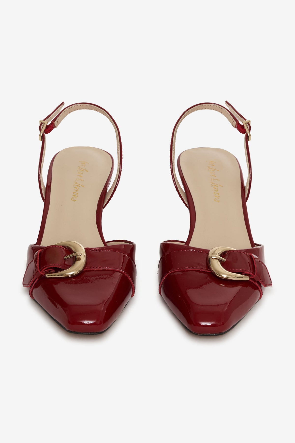 Marion Buckle Heel - Oxblood