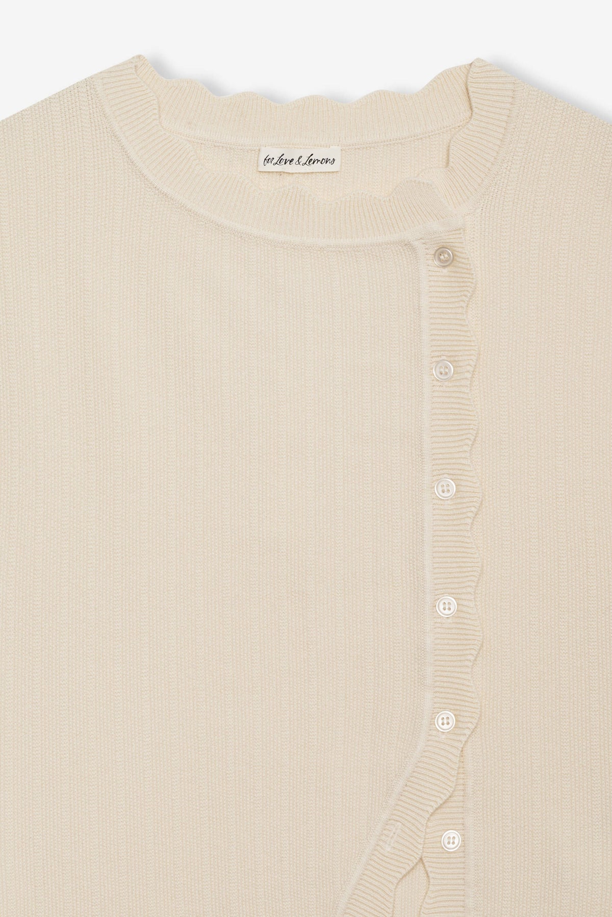 Naomi Knit Top - Cream