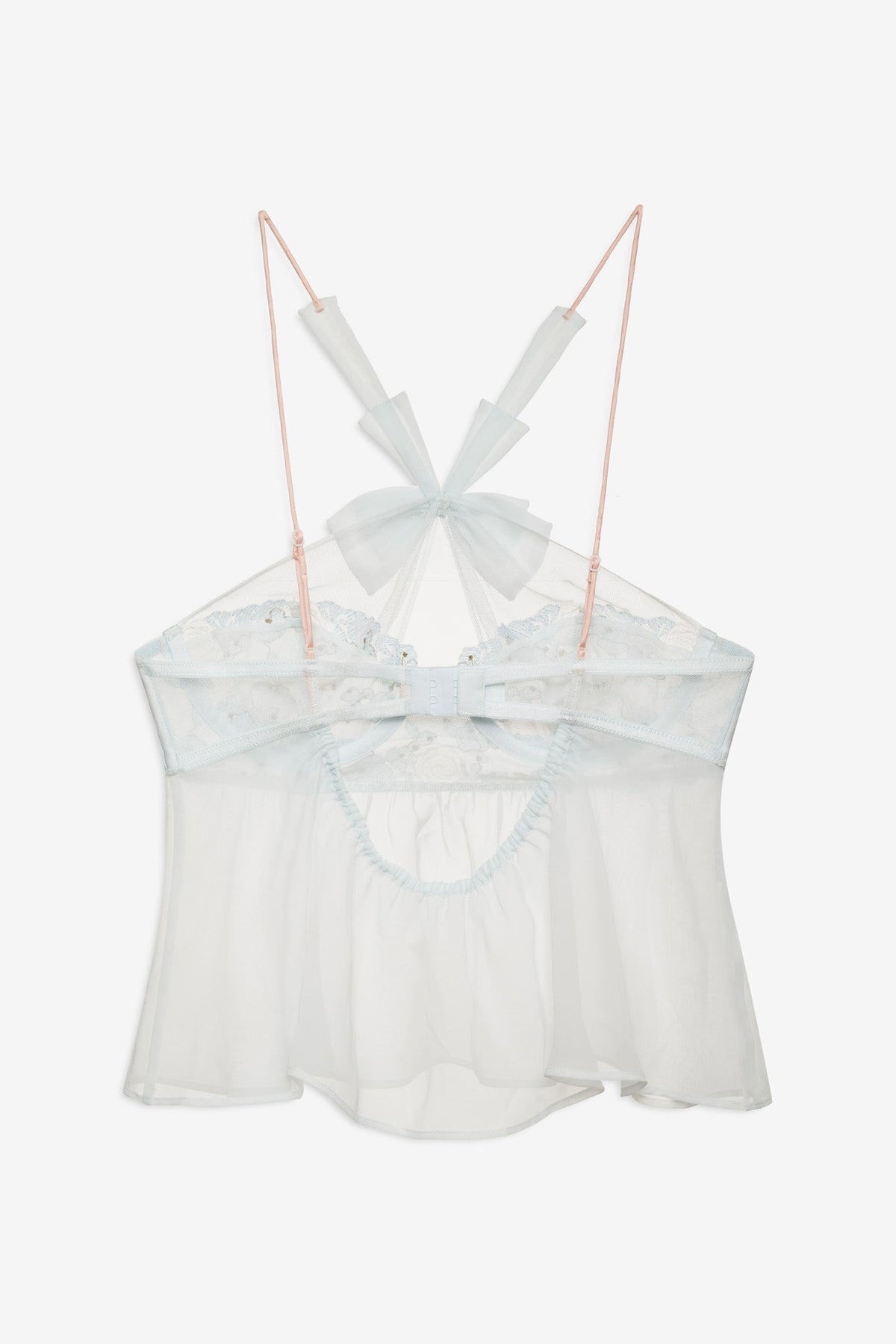 Winter Roses Top - Blue