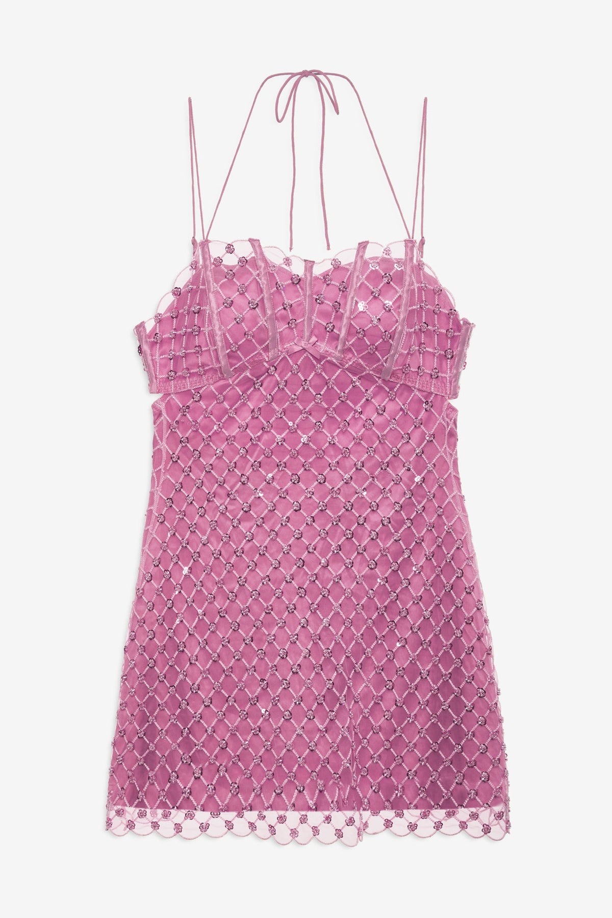 Dazzle Me Slip Dress - Pink