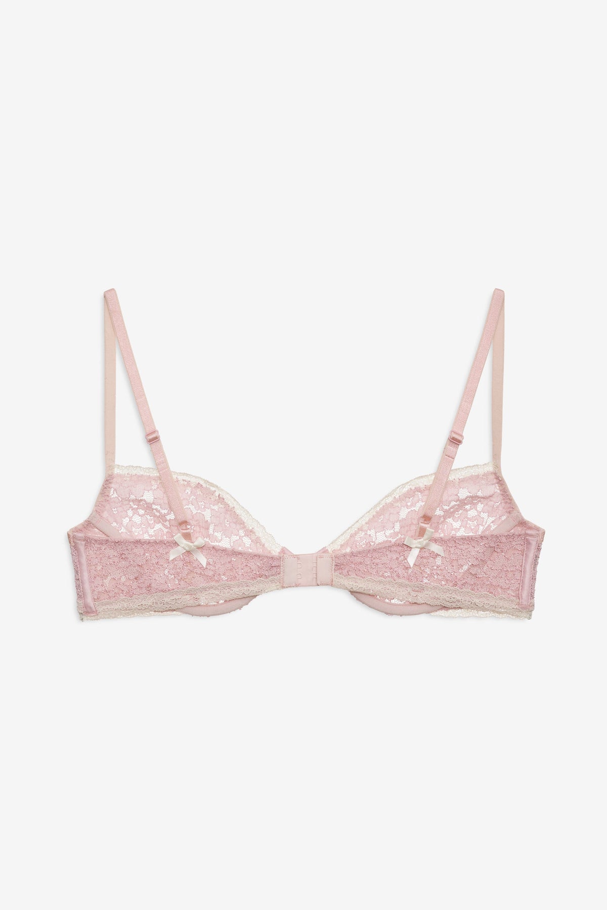 Pamela Stretch Lace Underwire Bra - Pink