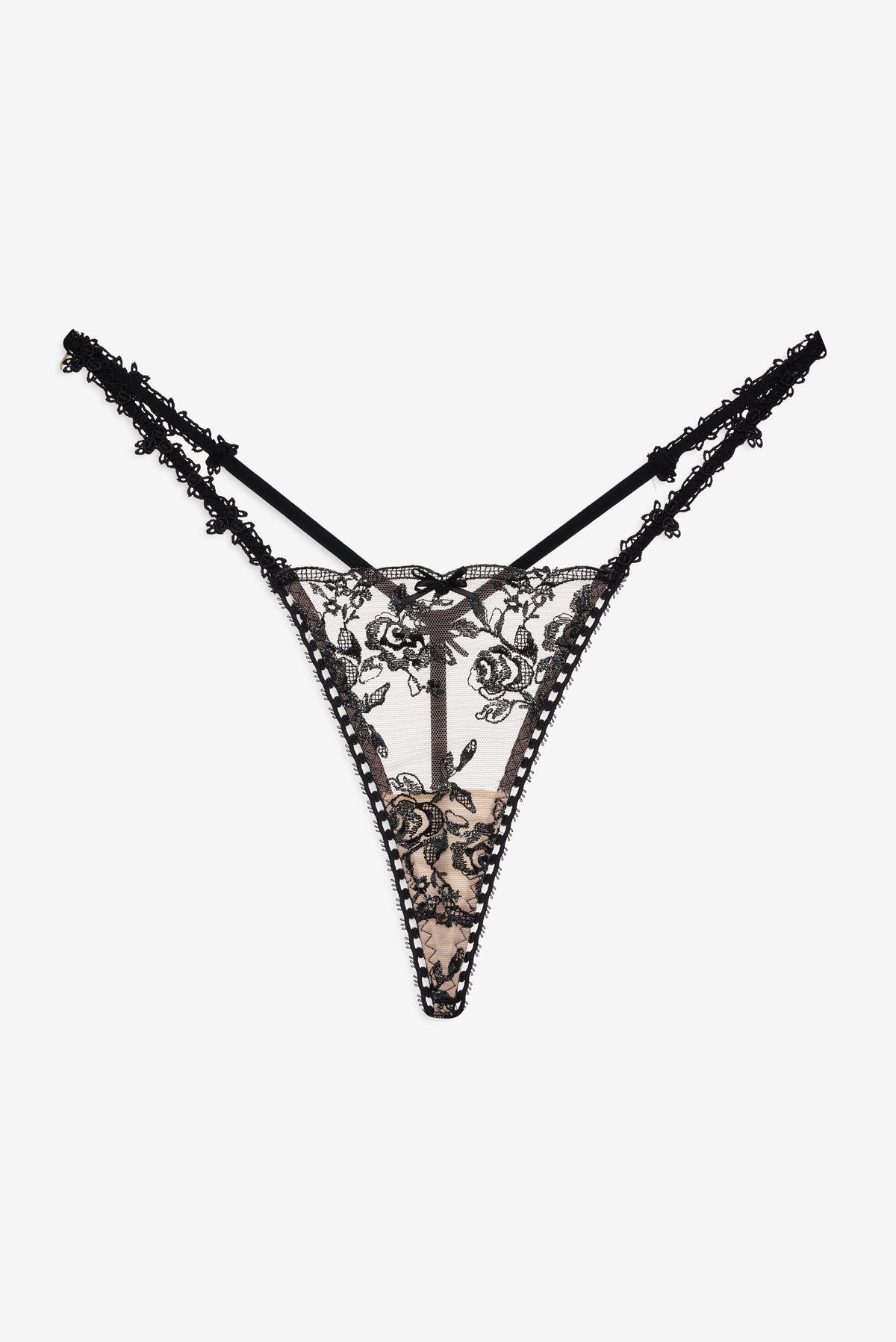 Sonia G String Panty - Black