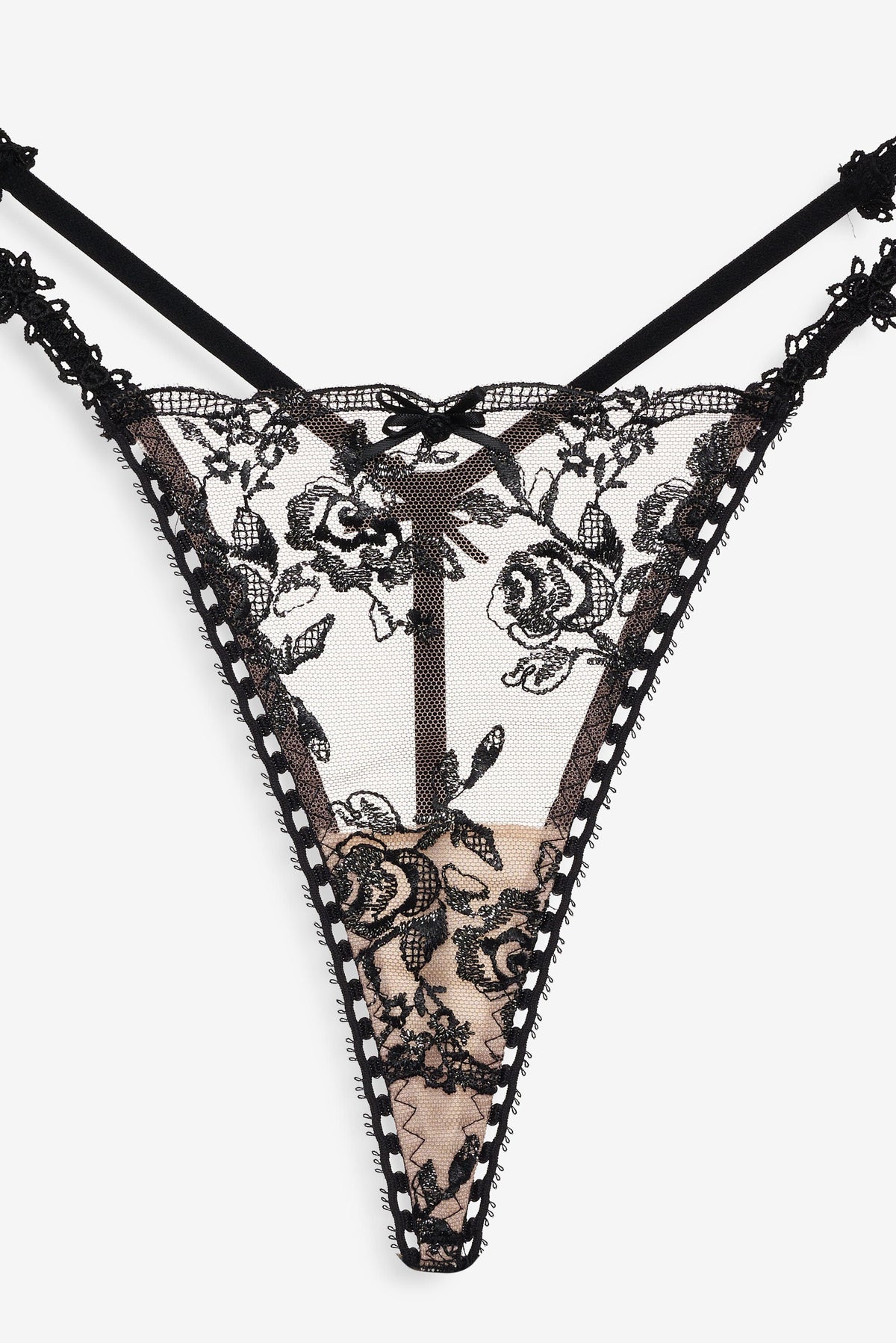 Sonia G String Panty - Black