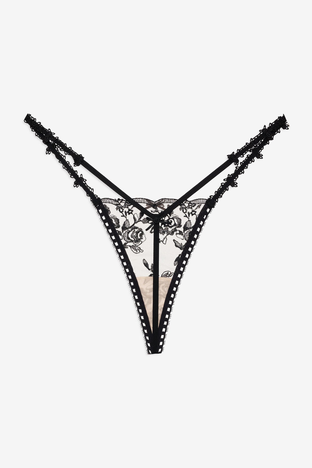 Sonia G String Panty - Black