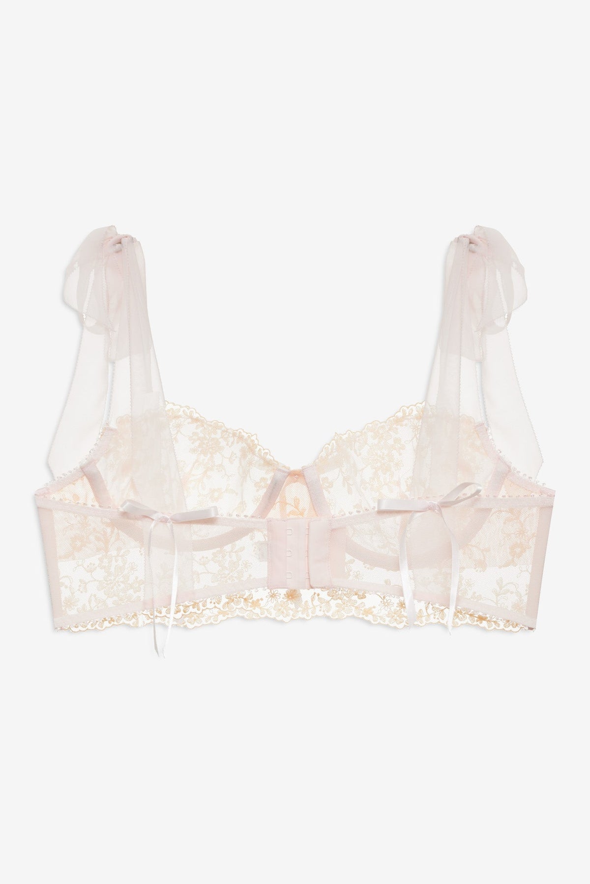 Gilded Lace Underwire Bra - Natural