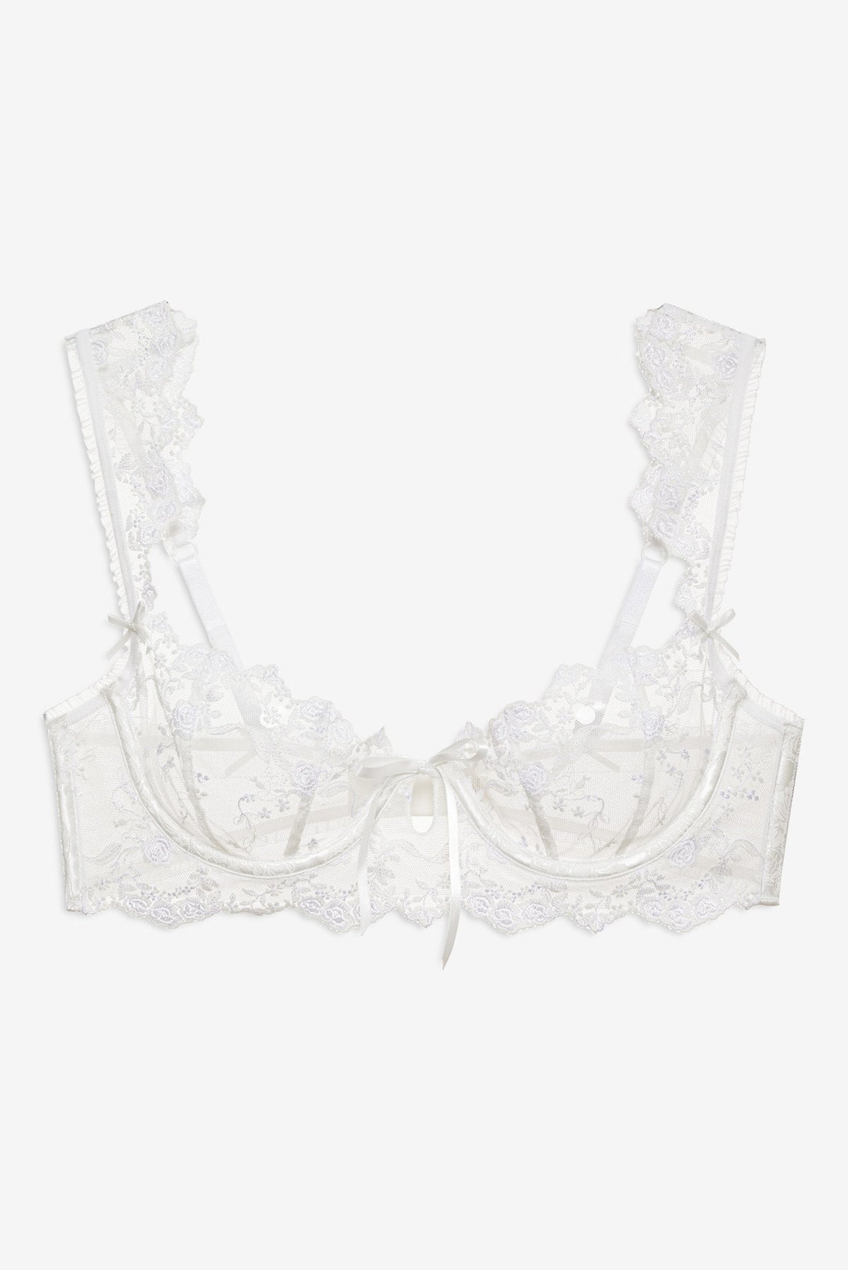Rita Rose Underwire Bra - White
