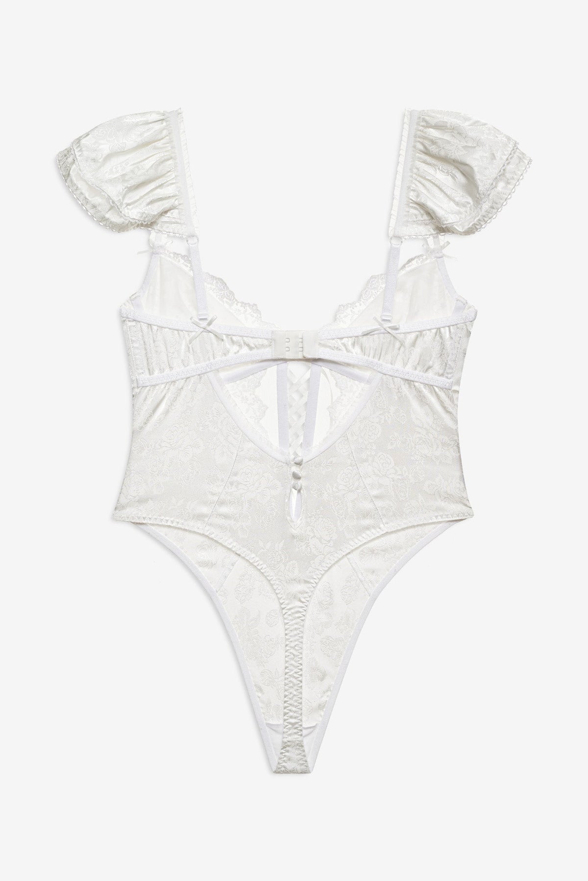 Rita Rose Bodysuit - White