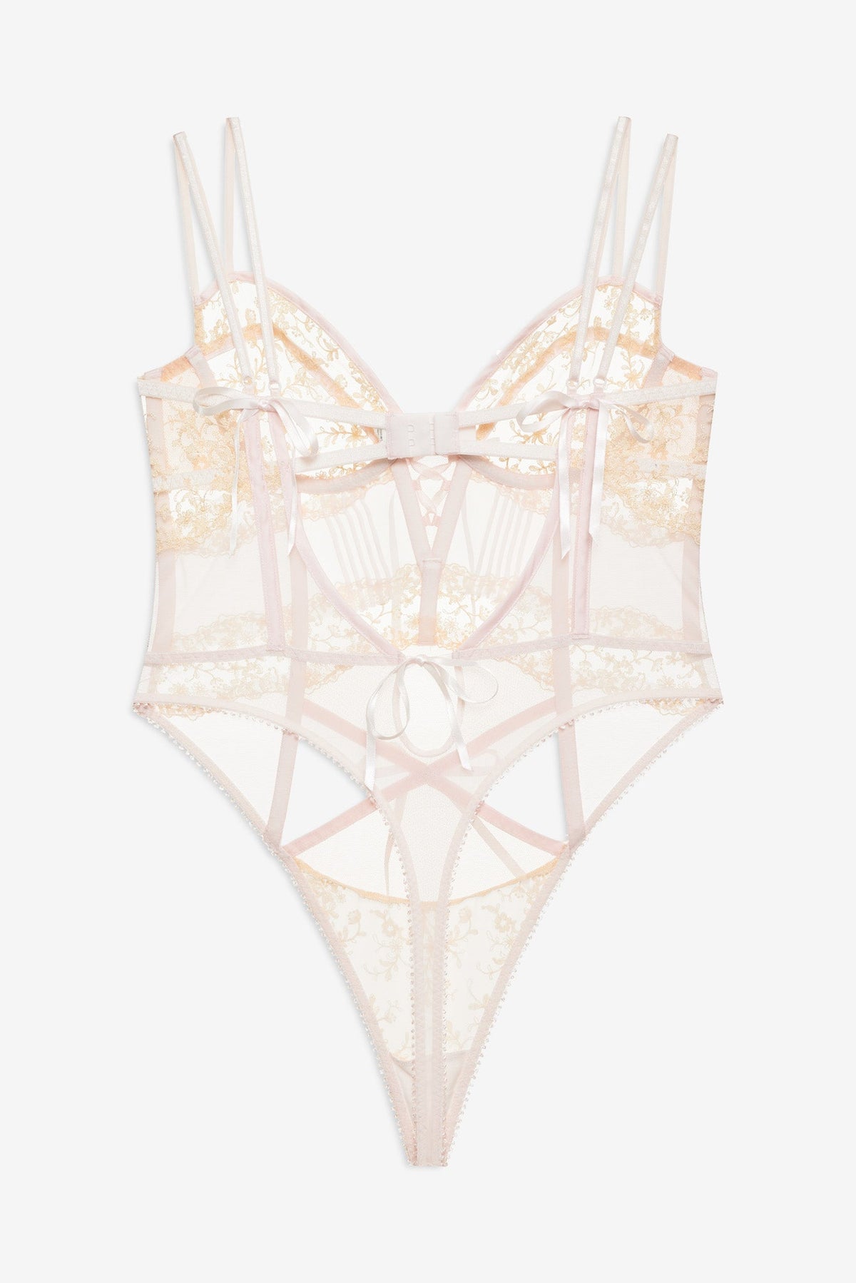 Gilded Lace Teddy - Natural