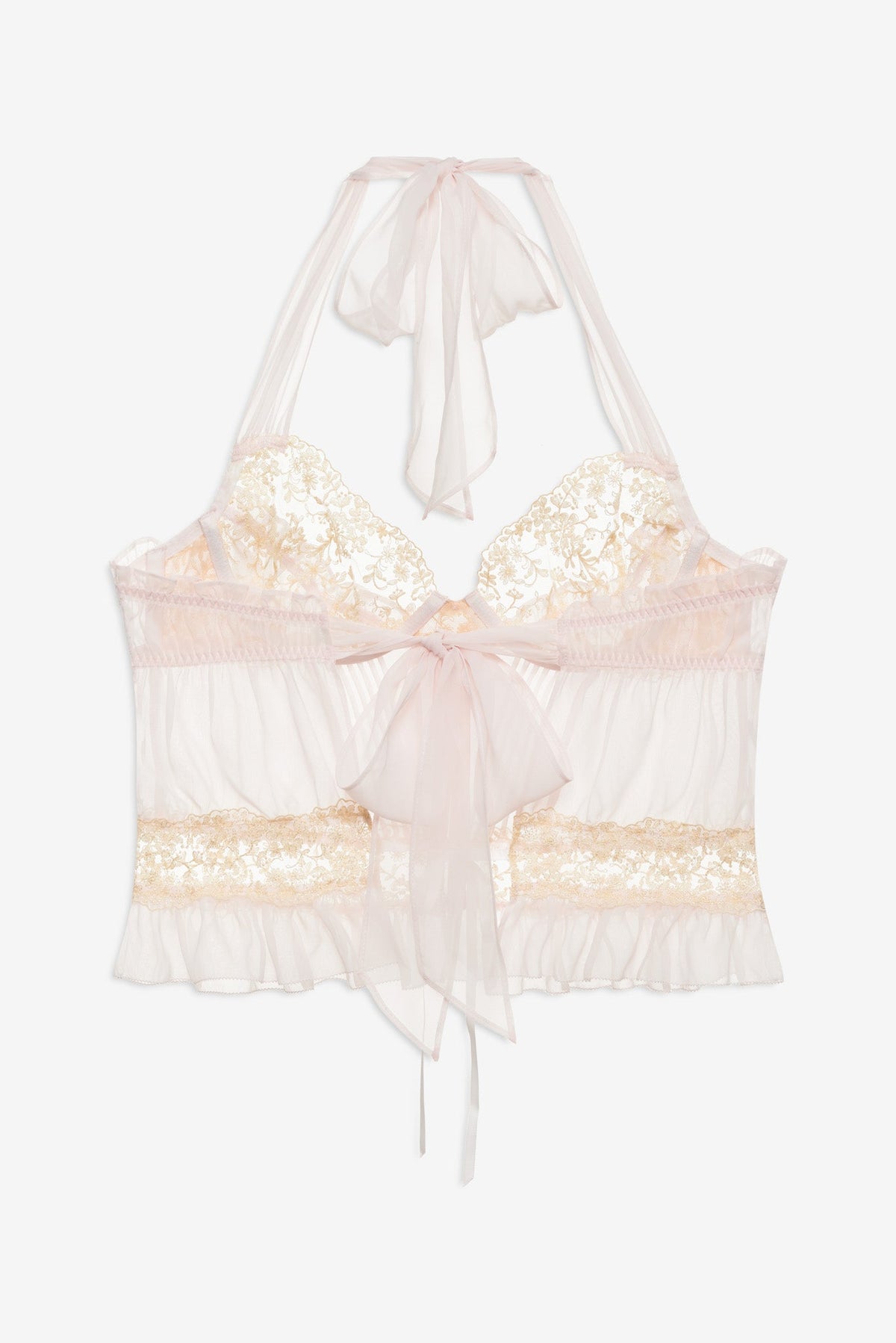 Gilded Lace Bustier - Natural