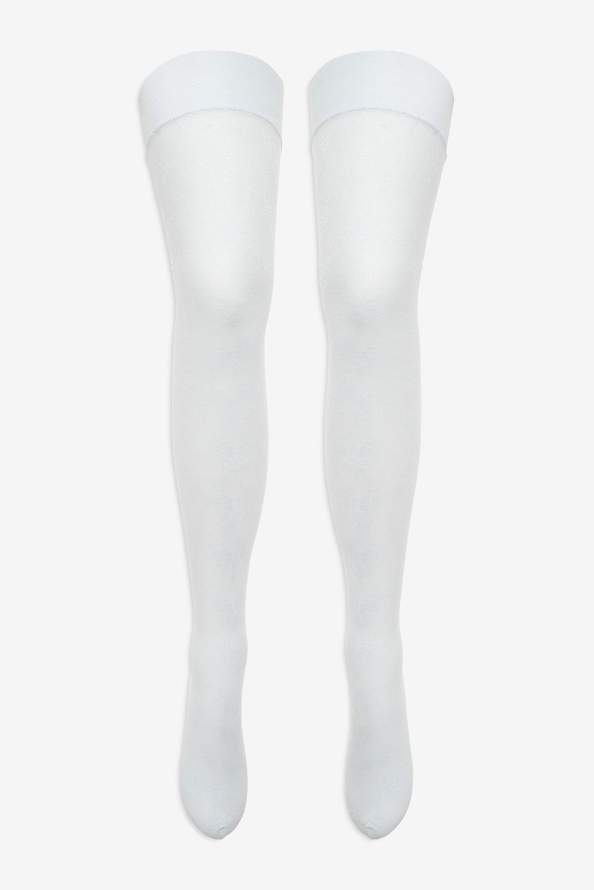 Lily Thigh High Stockings - Blue