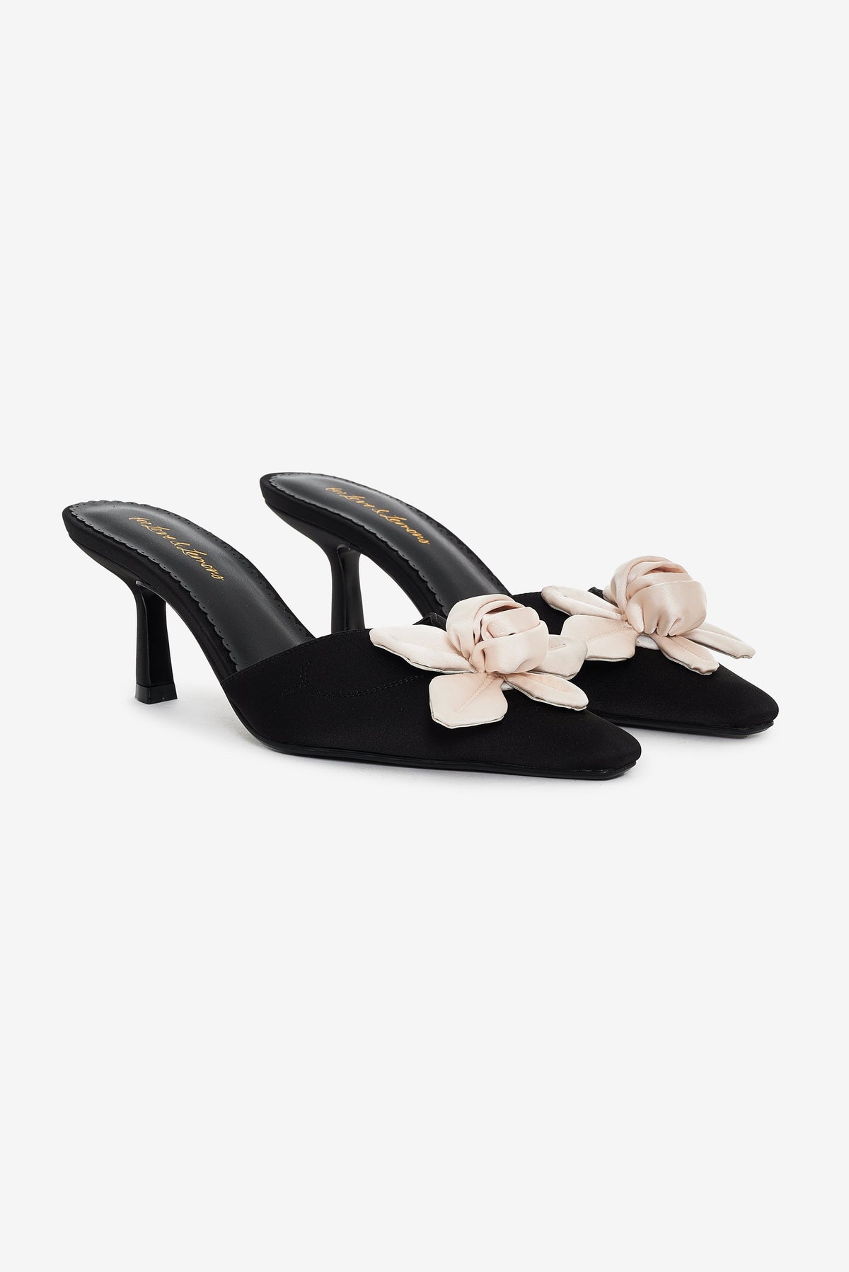 Claudine Mule Heel - Black