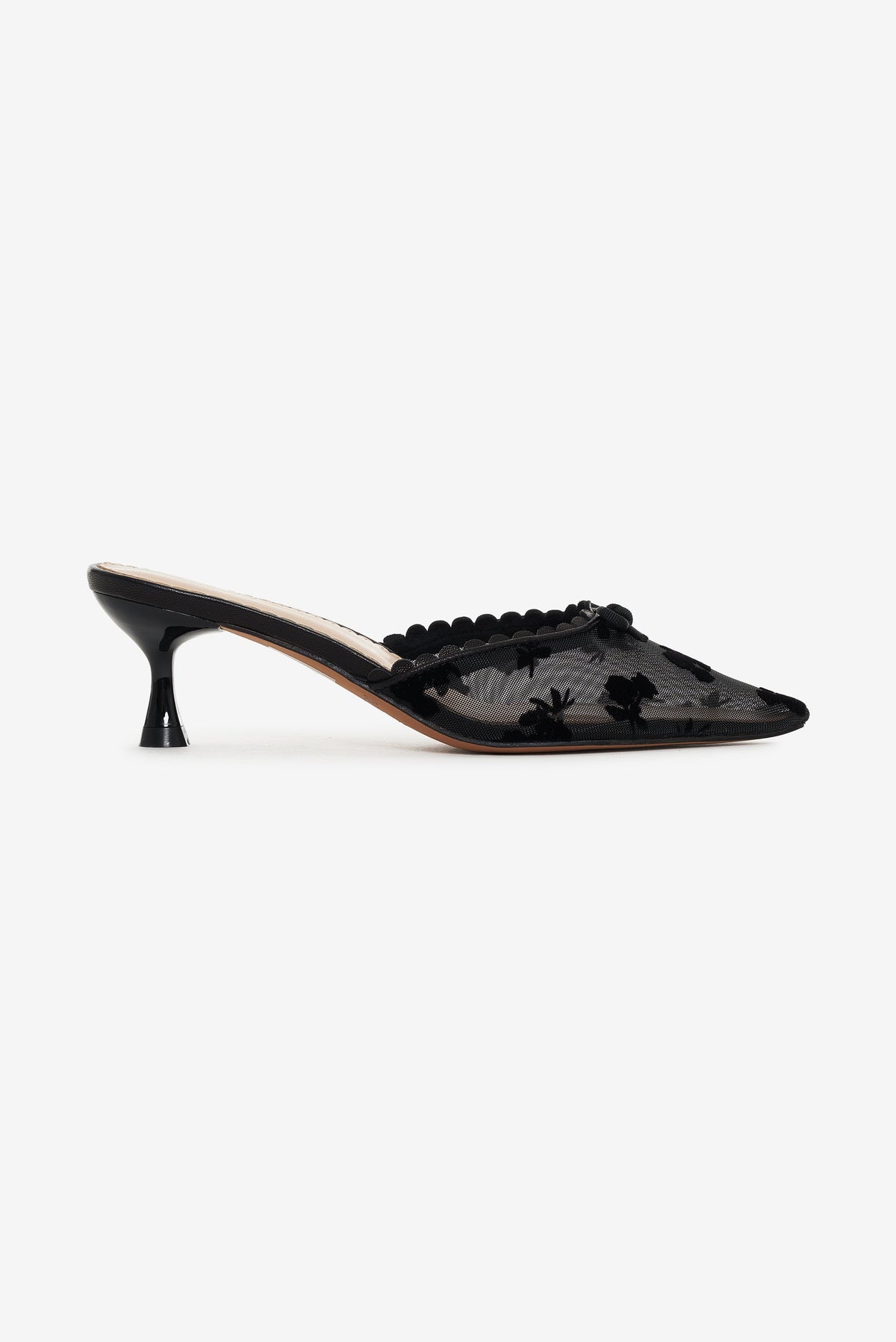 Sylvie Mule Heel - Black