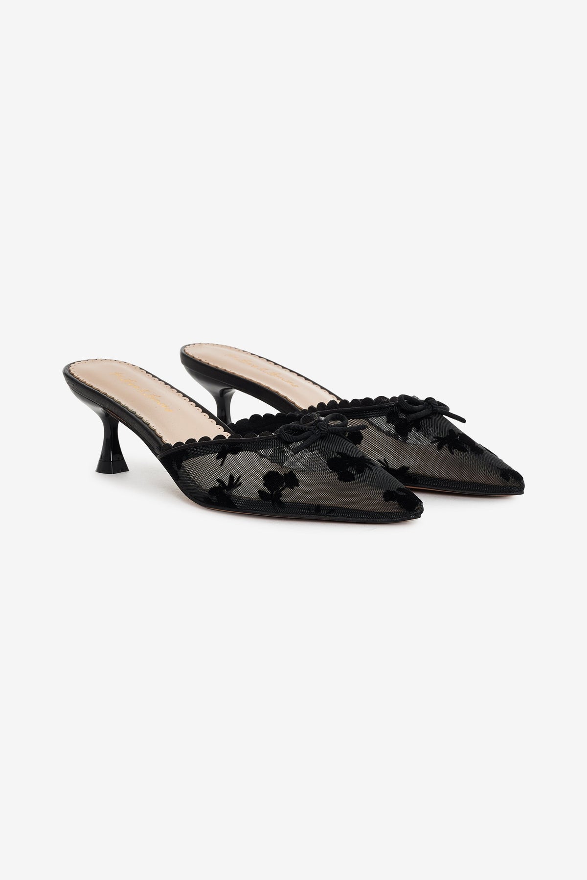 Sylvie Mule Heel - Black