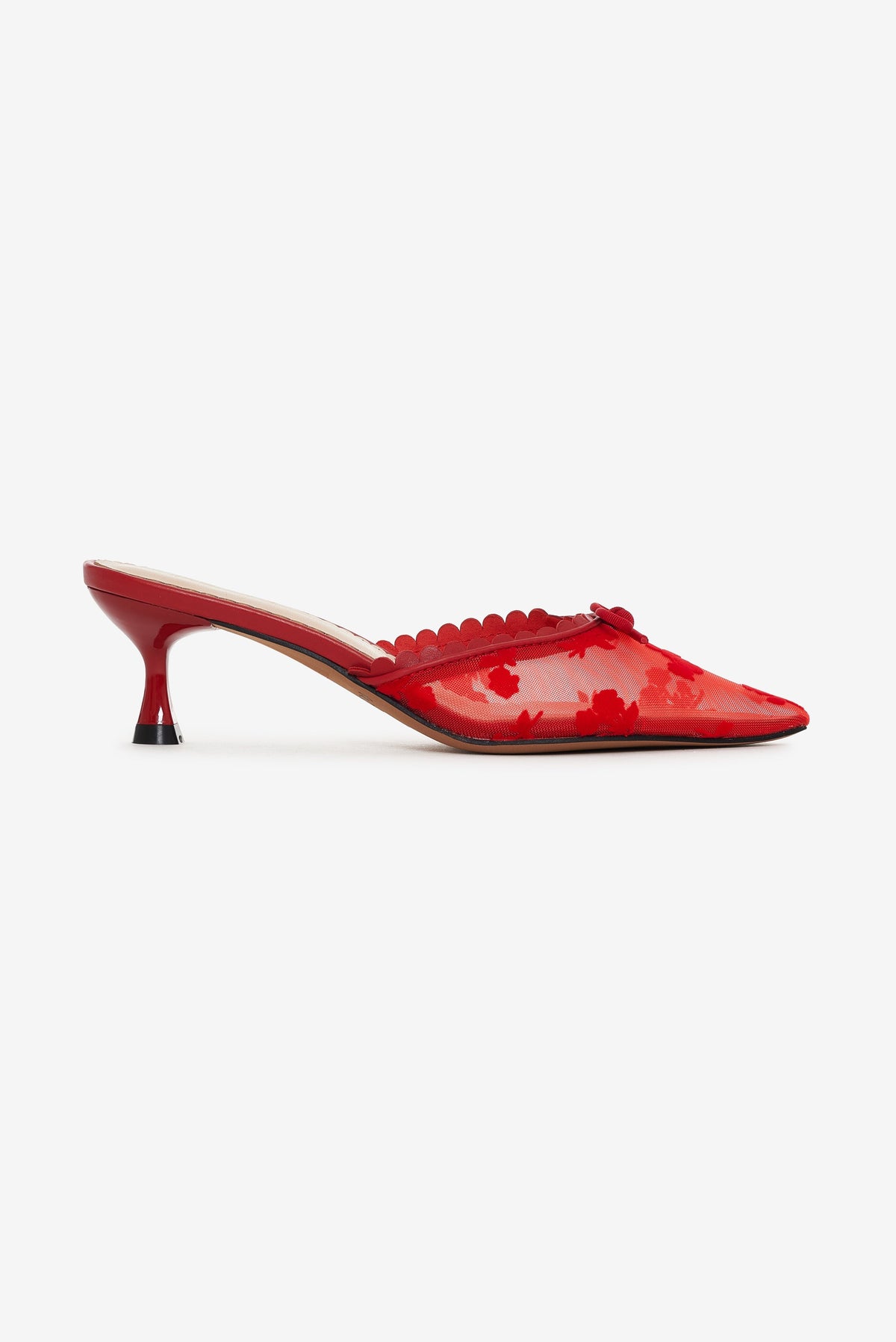 Sylvie Mule Heel - Red
