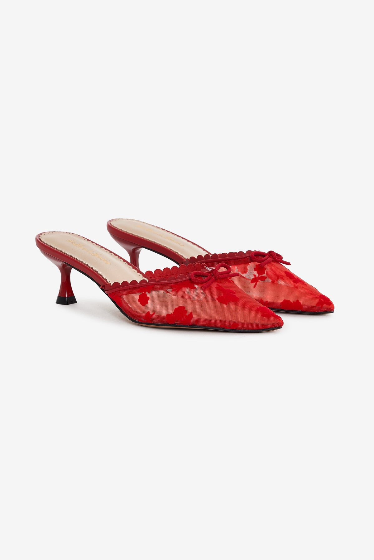 Sylvie Mule Heel - Red