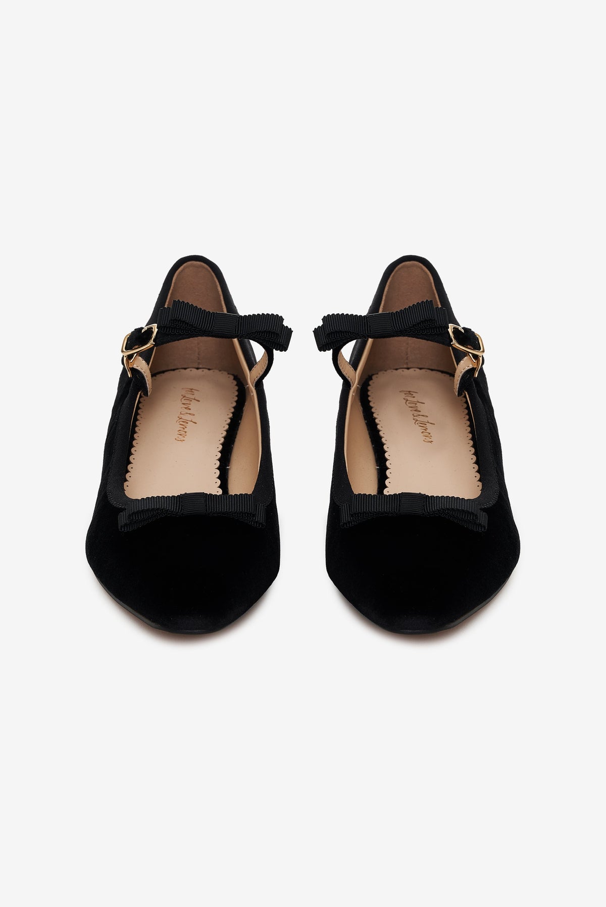 Lucia Velvet Mary Jane - Black