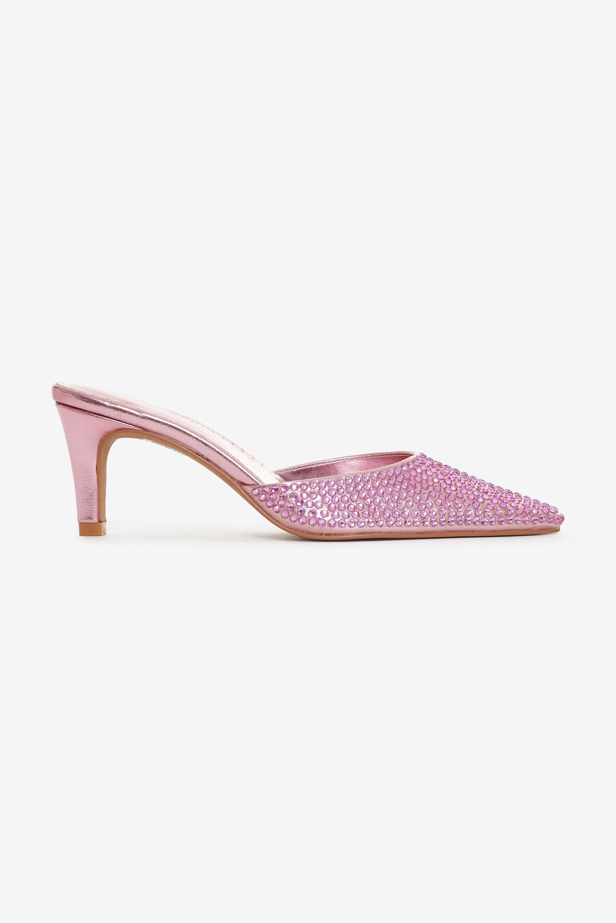 Cleo Mule Heel - Baby Pink