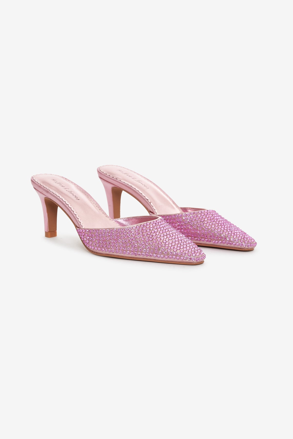 Cleo Mule Heel - Baby Pink