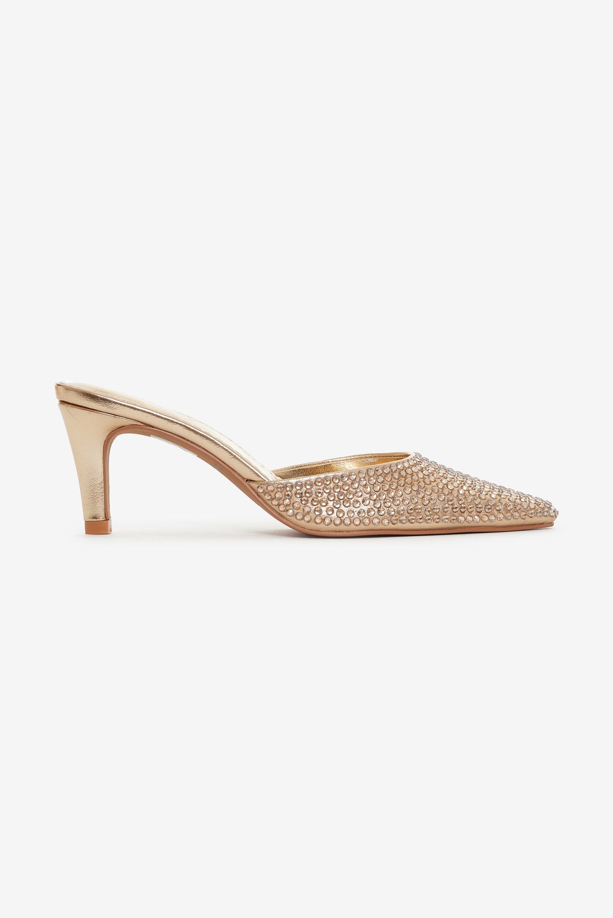 Cleo Mule Heel - Gold